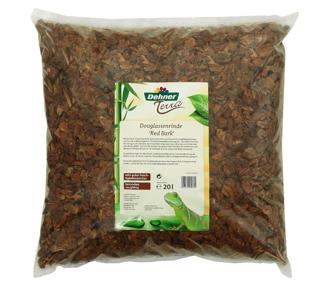 Terrariensand Terra Reptilien-Einstreu, Douglasienrinde, 20 l