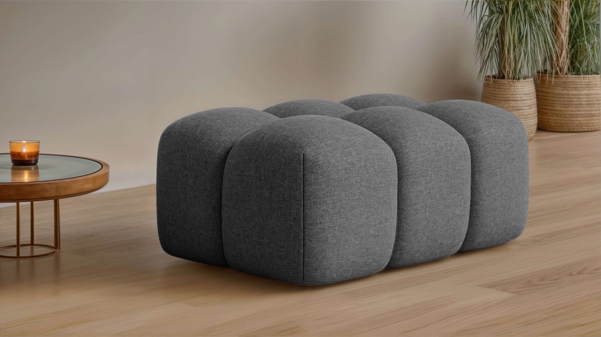 OTTO home Диван KALLIE Стулья, Bubble-Optik, Maße B/T/H: 90/60/44 cm, moderne Steppung, hoher Sitzkomfort und modernes Design