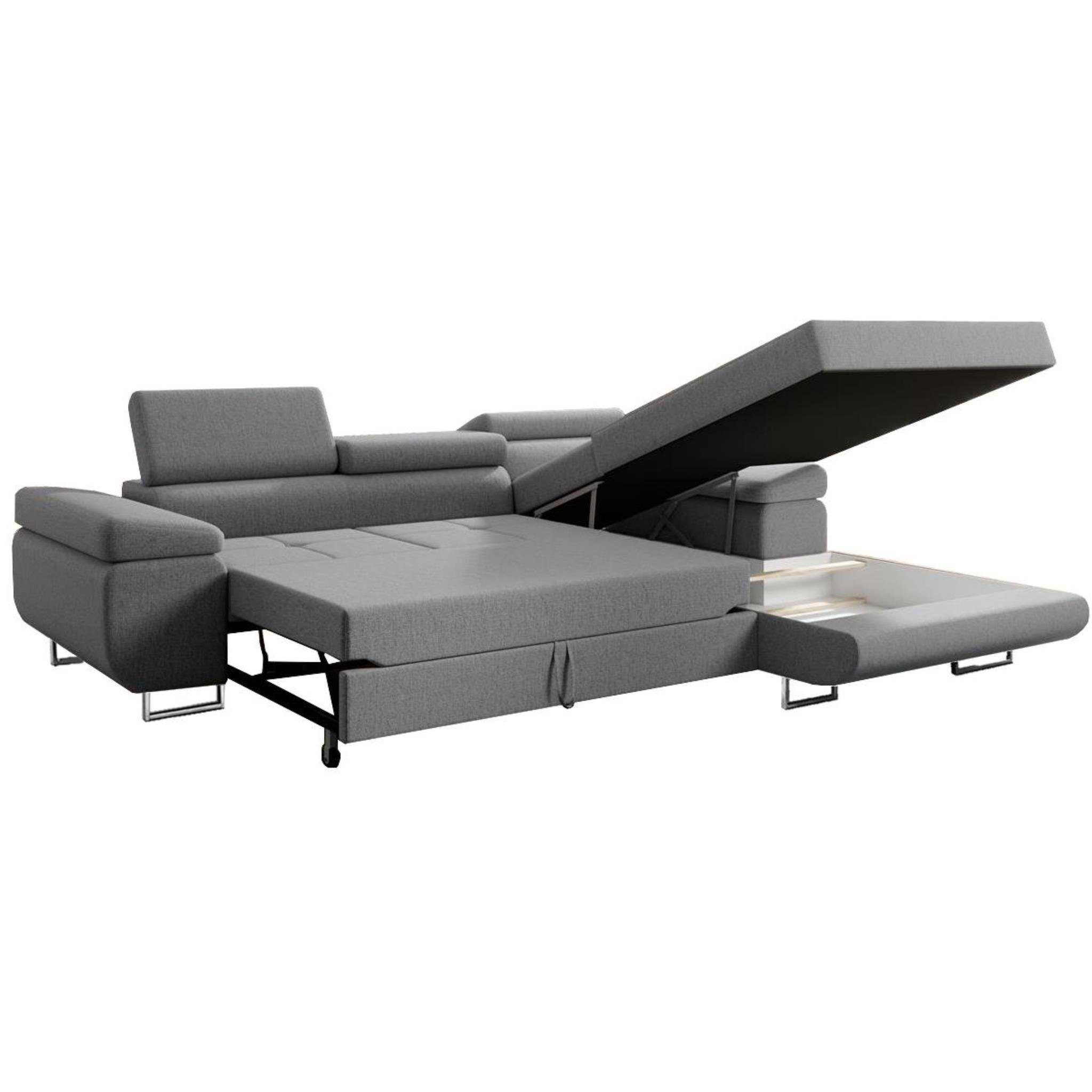 Beautysofa Ecksofa Alons mit Schlaffunktion auf günstig online kaufen