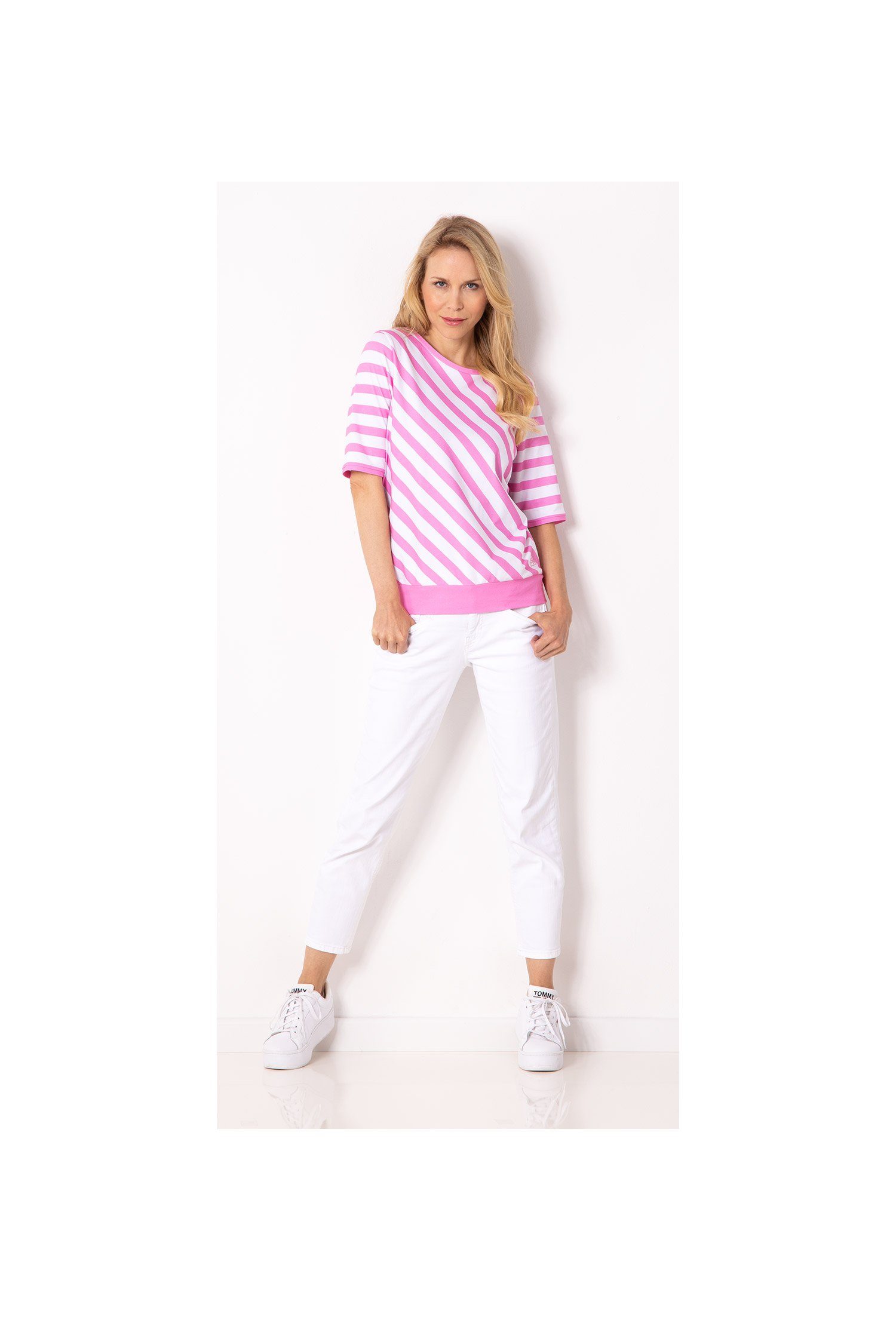 SER T-Shirt Shirt, Diagonal Ringel W4240112 günstig online kaufen