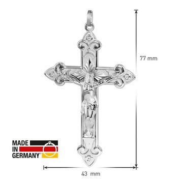 trendor Kreuzanhänger Kreuz für Männer 925 Silber 65 mm