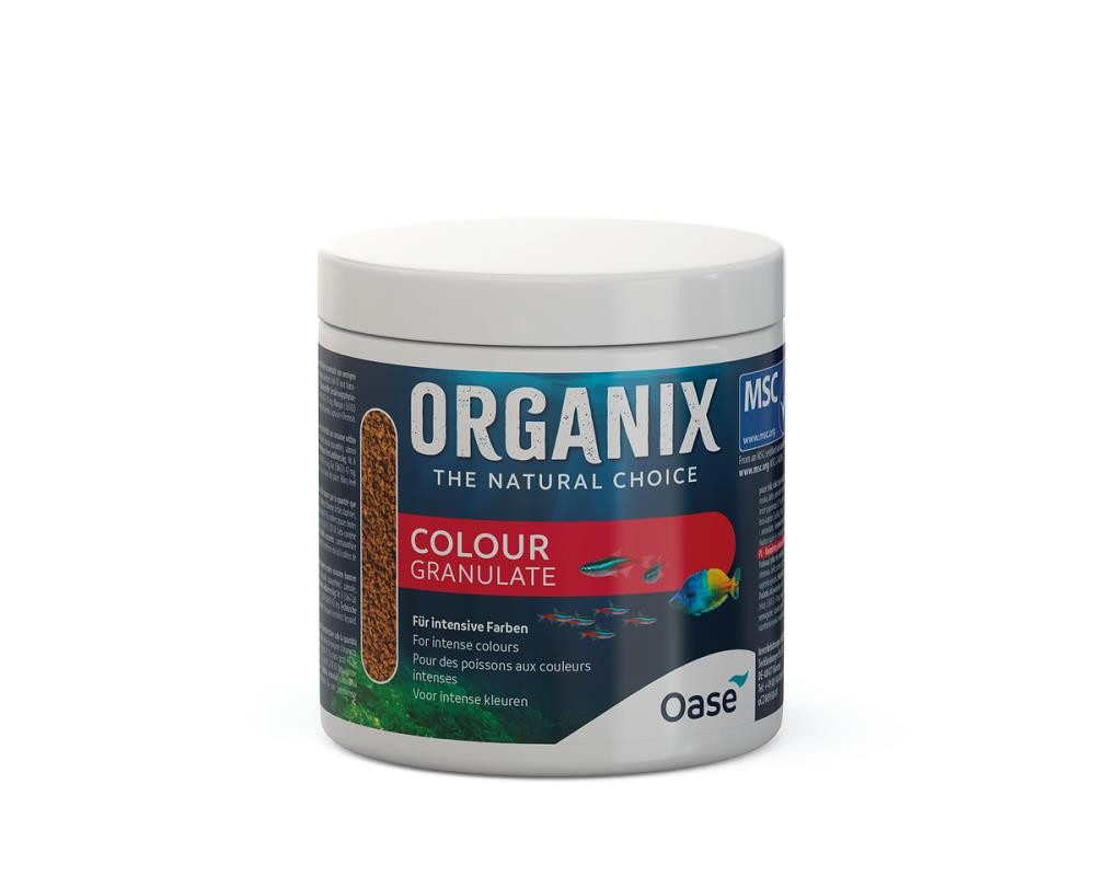 Fisch-Futterspender ORGANIX Colour Granulate 500 ml Futter für Aquariumfische