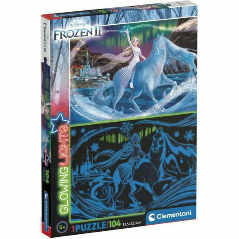 Puzzle Frozen 2 Leuchtendes Puzzle 104St.