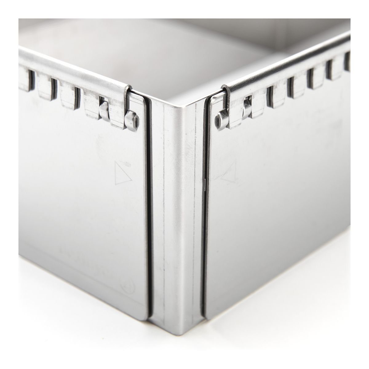 de Buyer Backform Patisserie, Backrahmen rechteckig 21,5x11,5 cm / verstellbar bis 40 cm -