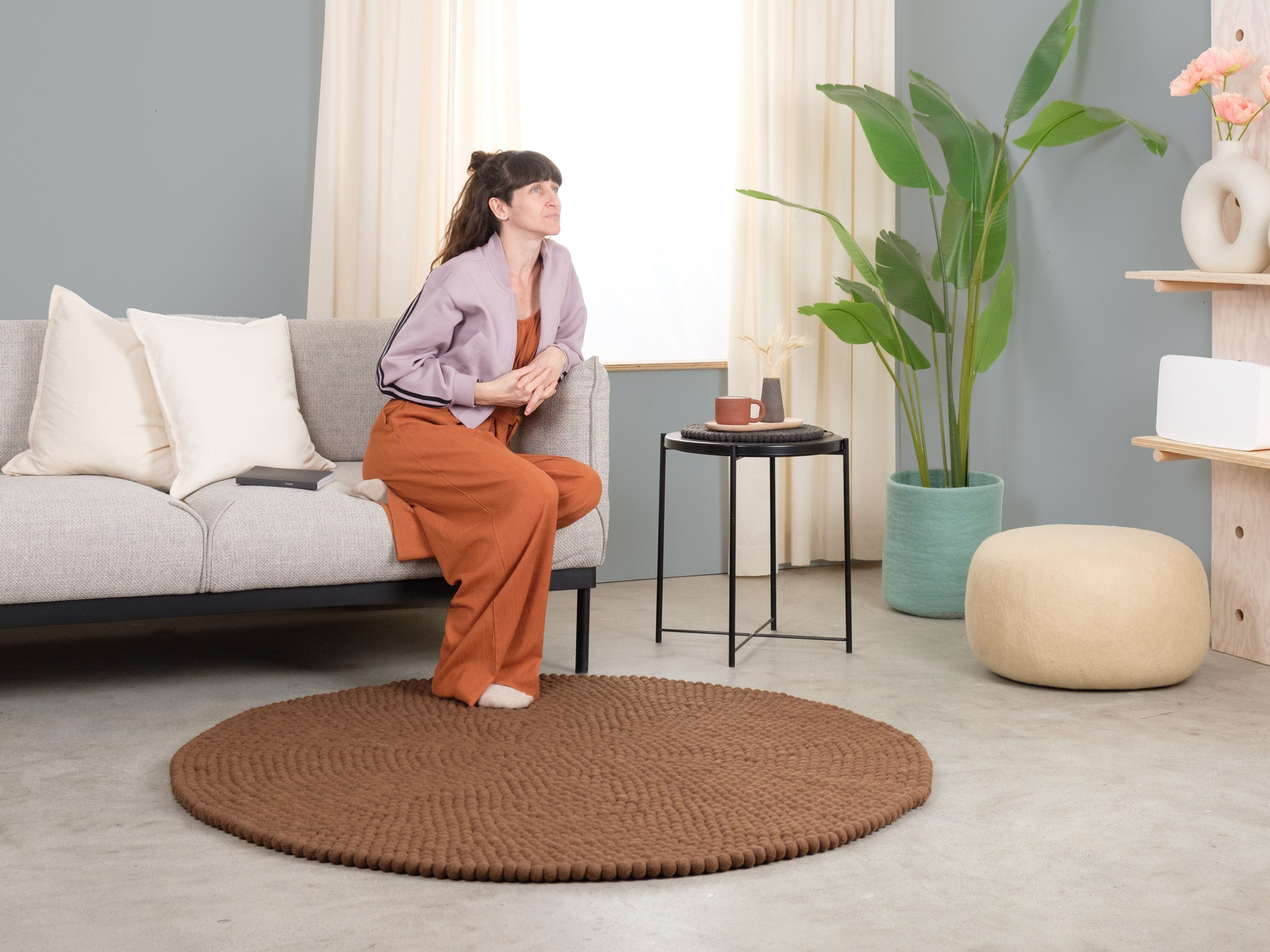 myfelt Wollteppich Egon, Schurwolle