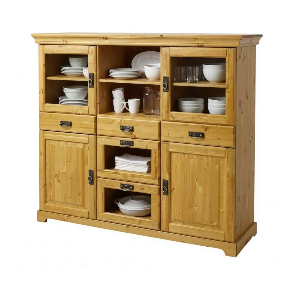 OTTO home Sideboard Rügen, aus massiver Kiefer, Breite 145 cm, made in EU