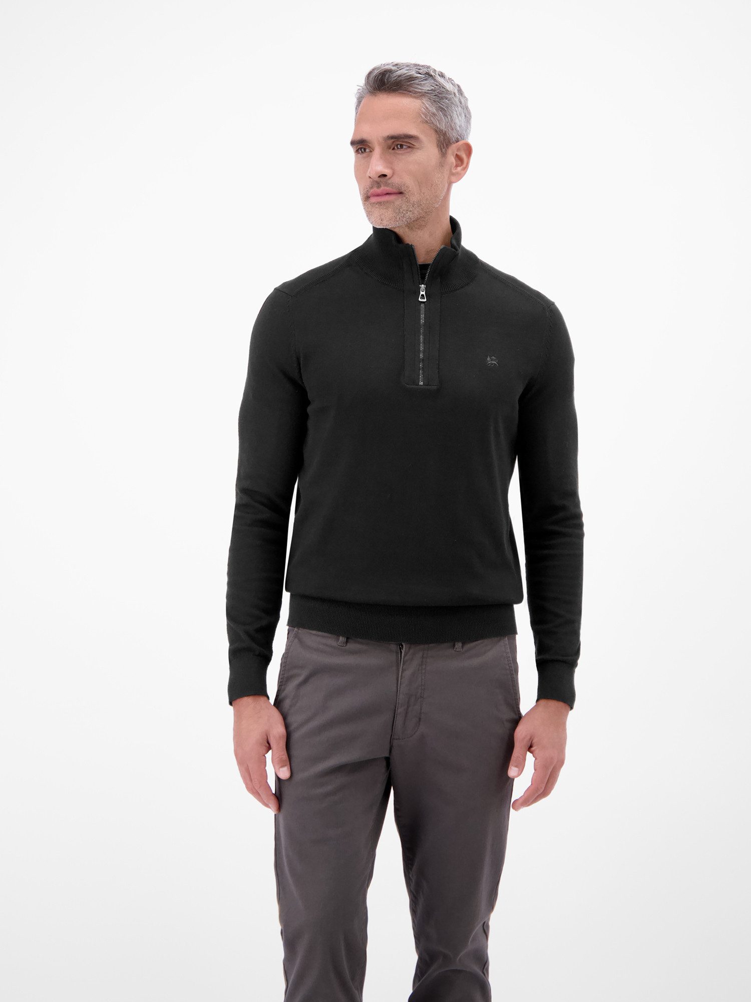 LERROS Troyer LERROS Flachstrickpullover mit Troyerkragen günstig online kaufen