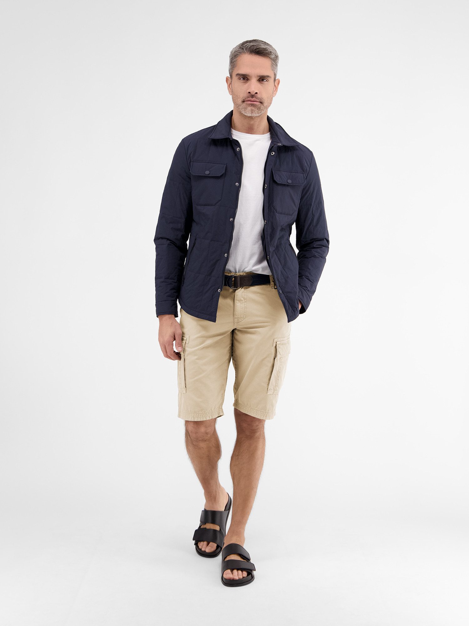 LERROS Bermudas "LERROS Cargobermuda inklusive Gürtel", (Set) günstig online kaufen
