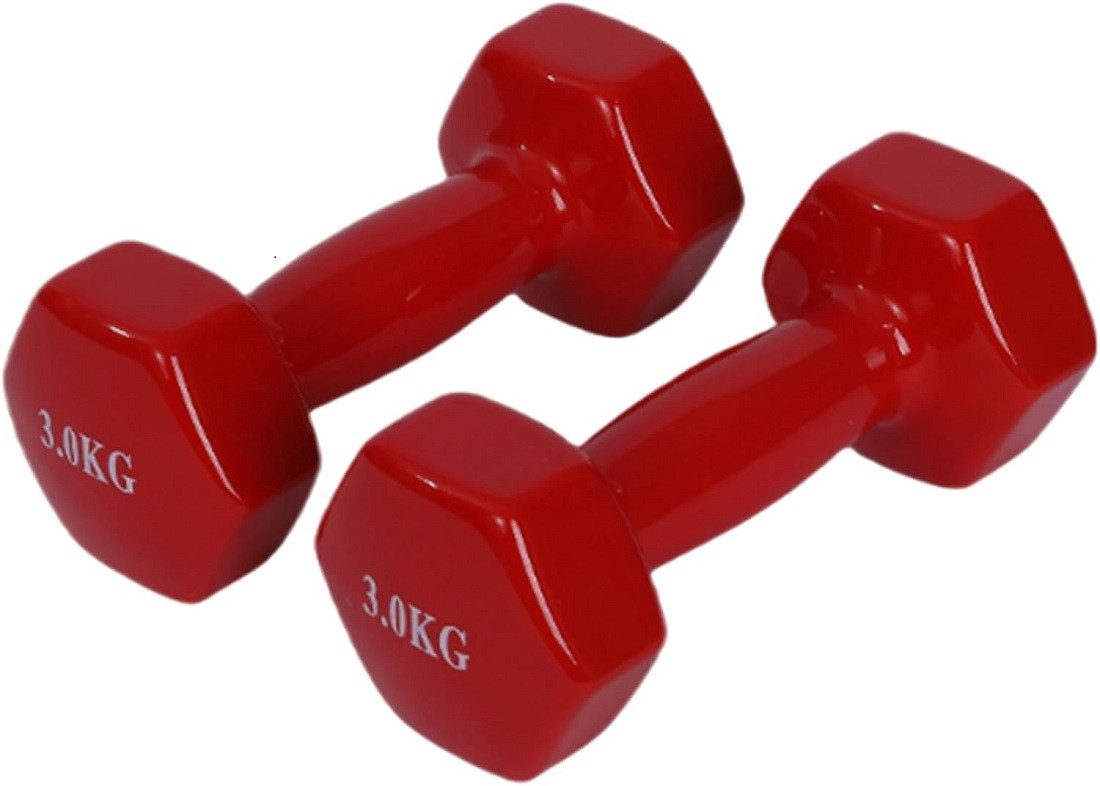 Endless Hantel-Set Vinylbeschichtete, feste Hantel für Fitnessübungen, Paar Hantel, (paar hantle, Material: Eisen mit Vinylbeschichtung), Gewichte für Frauen und Männer