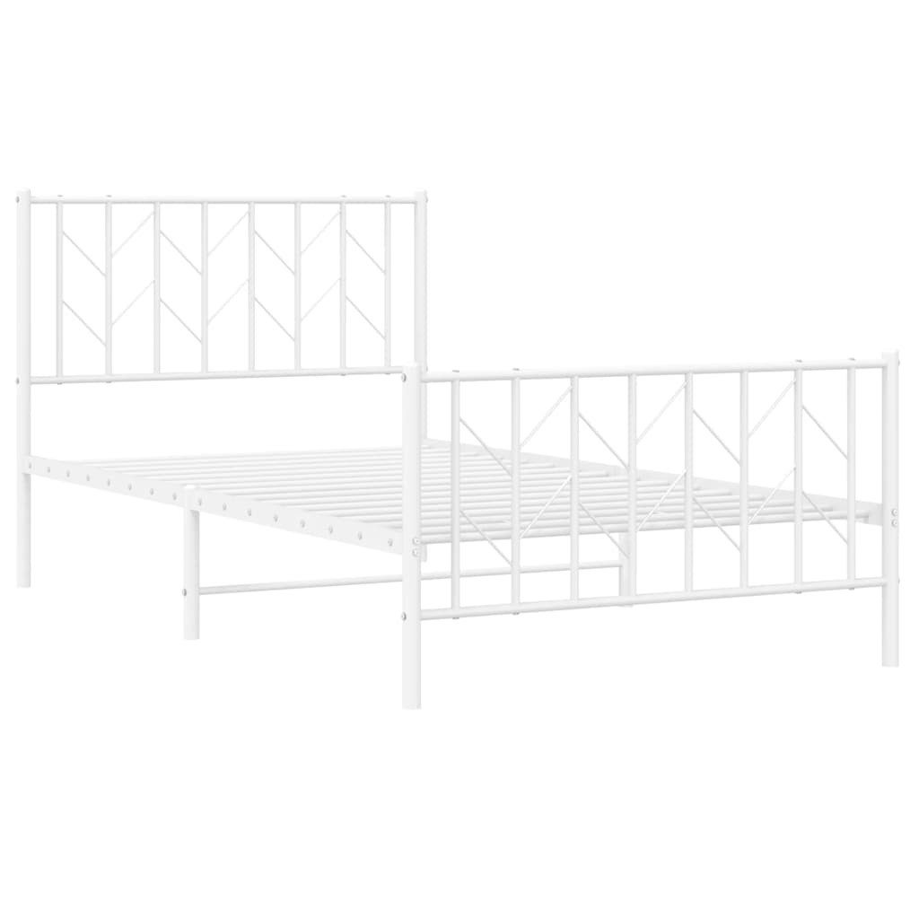 vidaXL Bett Bettgestell mit Kopf- und günstig online kaufen