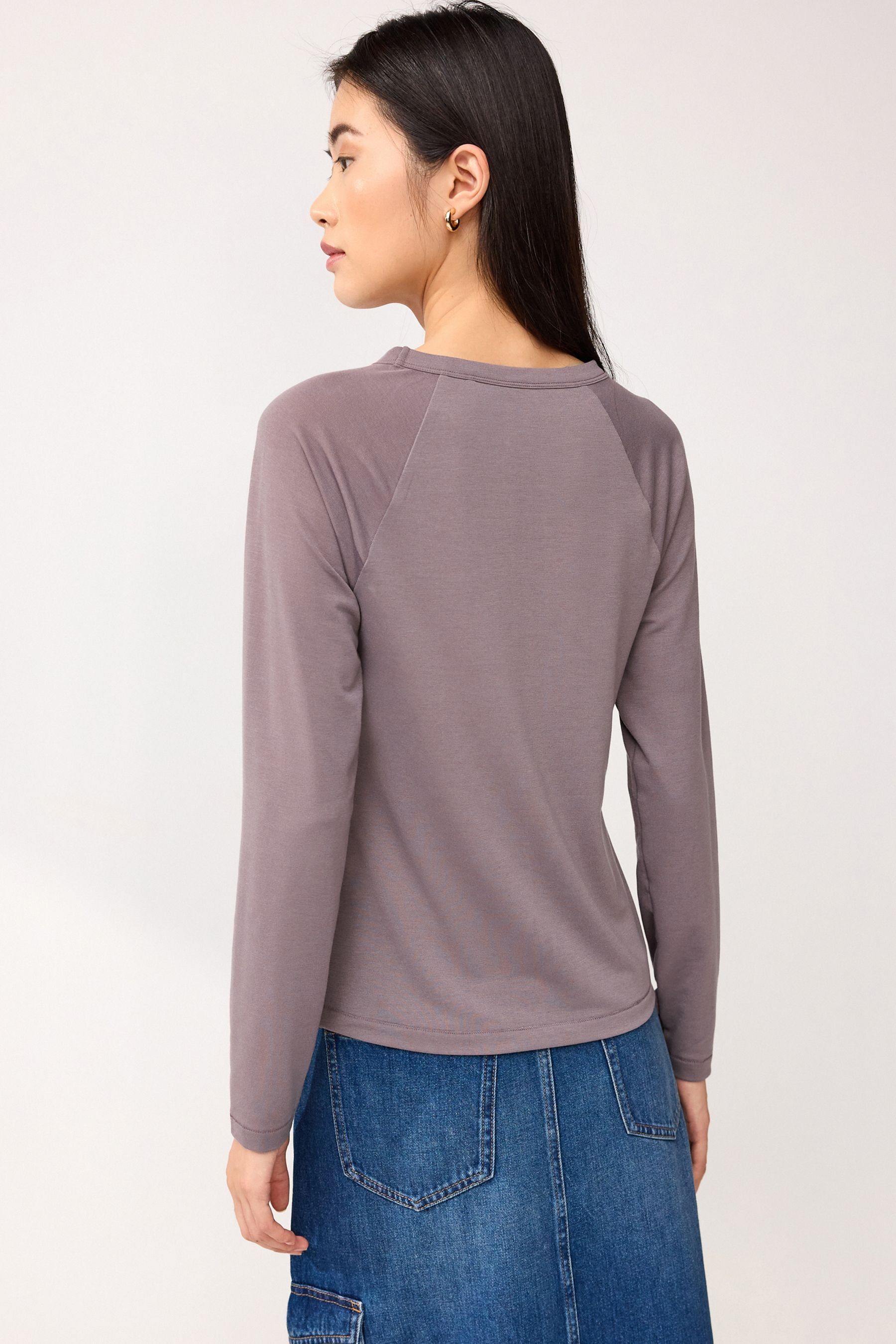 Next Langarmshirt Oberteil mit Raglanärmeln (1-tlg) günstig online kaufen