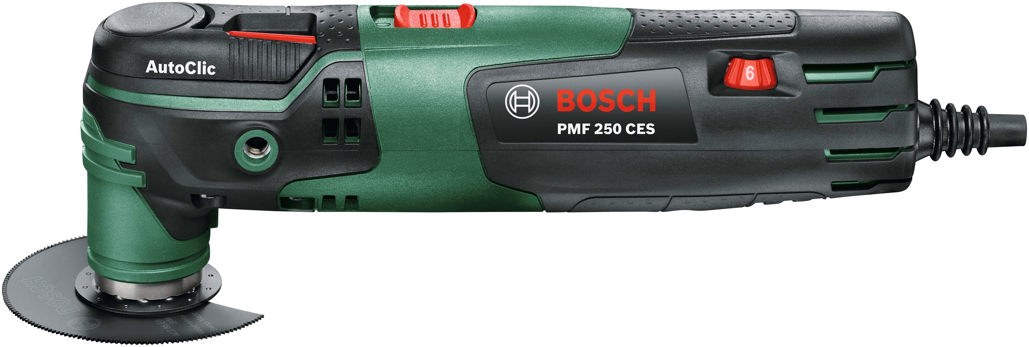 Bosch Home W W, 250 & 250 CES, Elektro-Multifunktionswerkzeug Garden 250 PMF Set