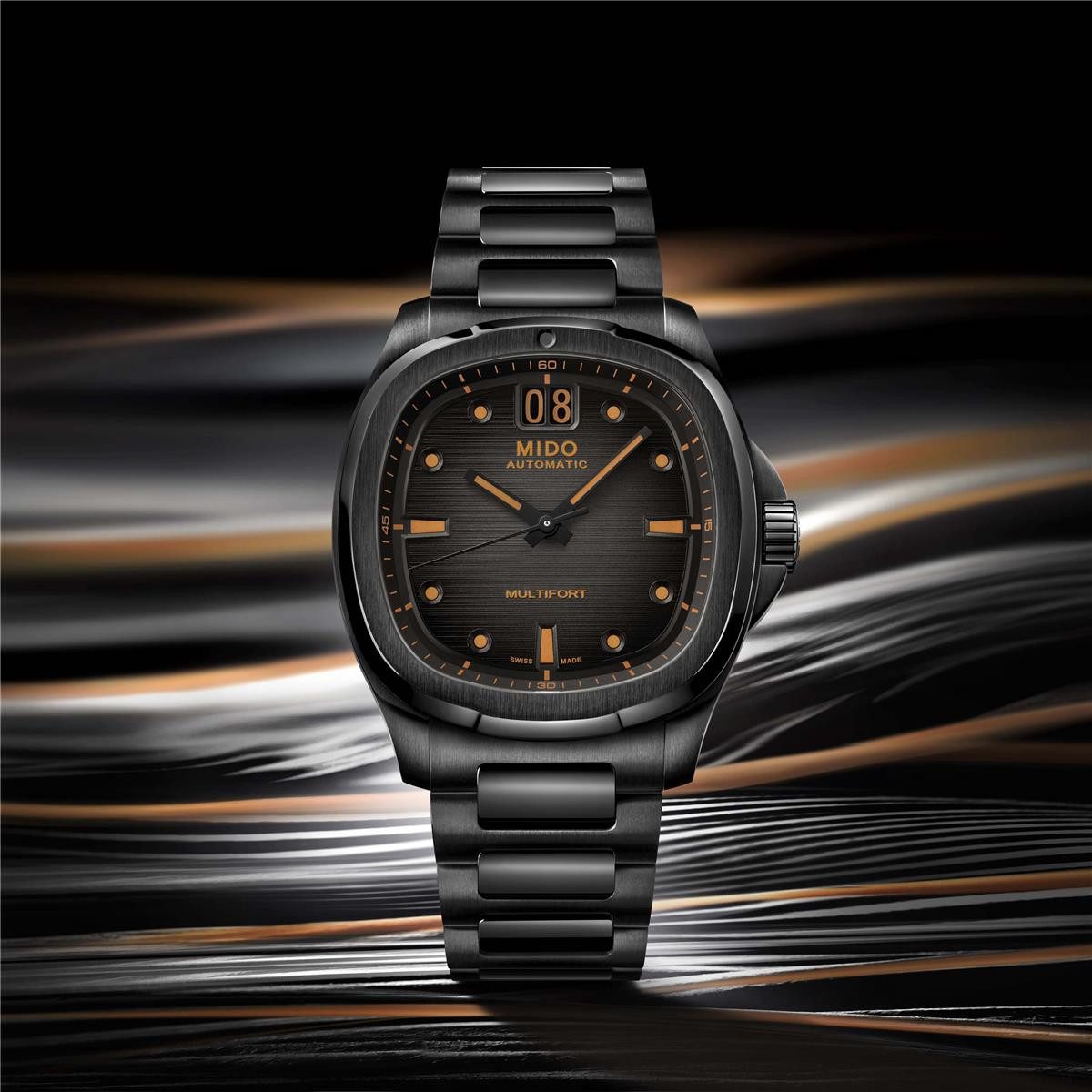 Mido Armband Mido Herren Uhr M049,526,33,081,00 Multifort TV Big Date (kein Set, 1-tlg., kein Set)