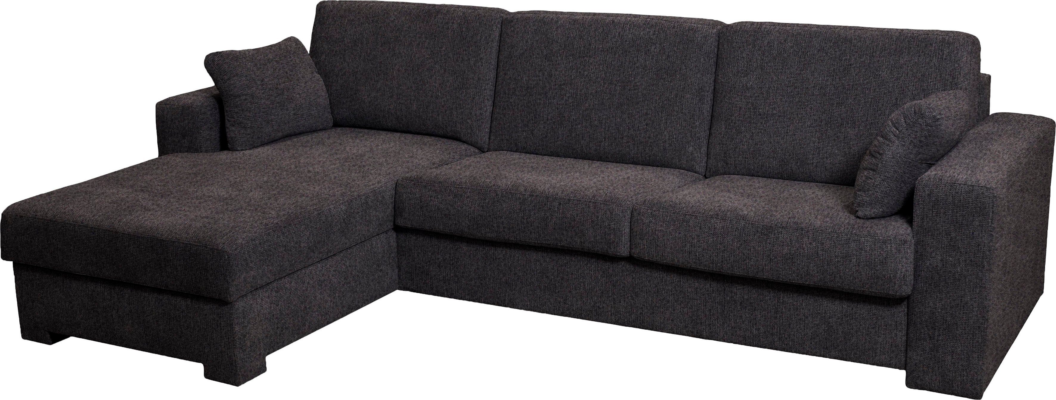 Ecksofa cm Home Liegemaße mit 163x198 Unterfederung, Dauerschlaffunktion, "L", affaire ca Roma