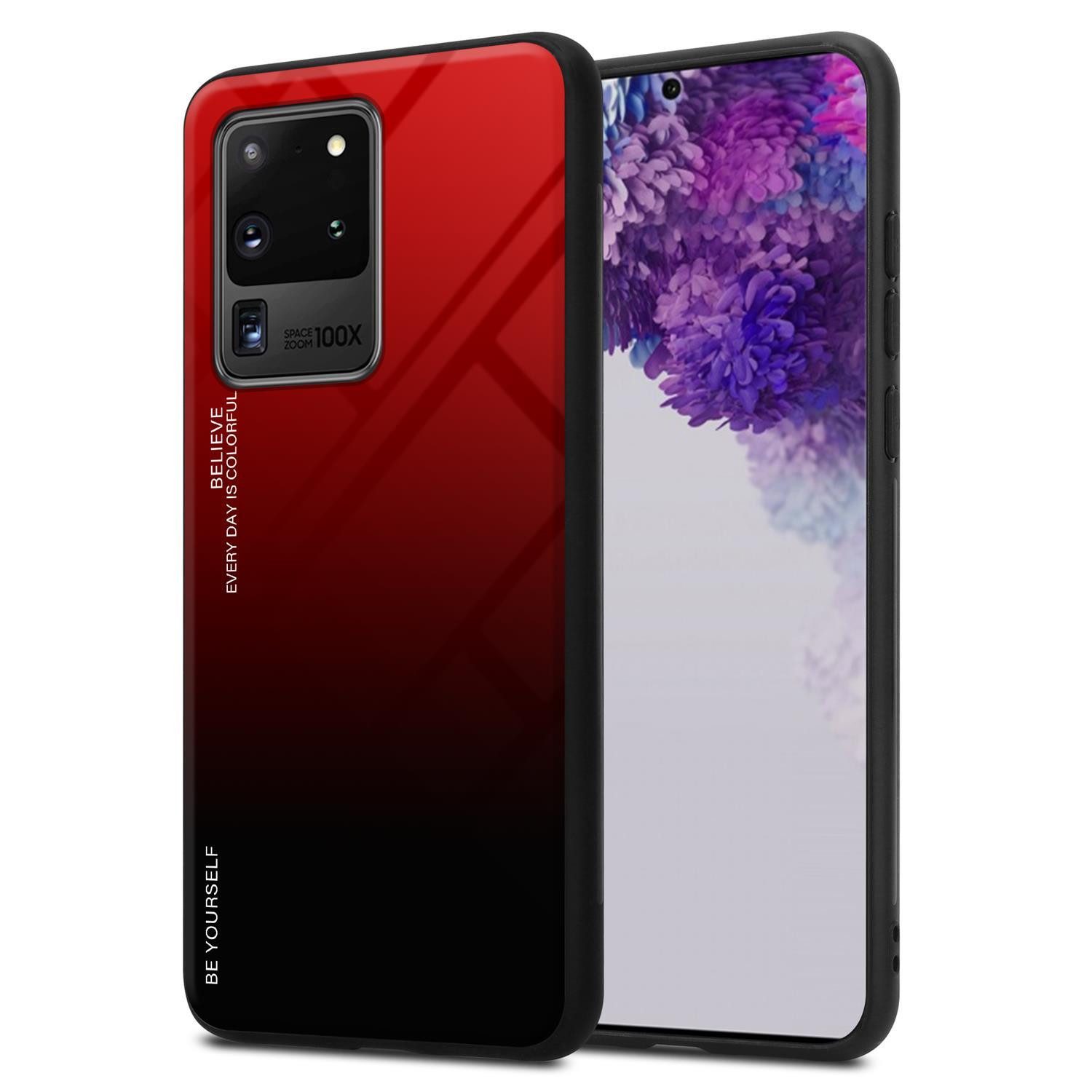Cadorabo Handyhülle für Samsung Galaxy S20 ULTRA Hülle Samsung Galaxy S20 ULTRA, Robustes Hard Case - Handy Schutzhülle - Hülle - Back Cover Bumper