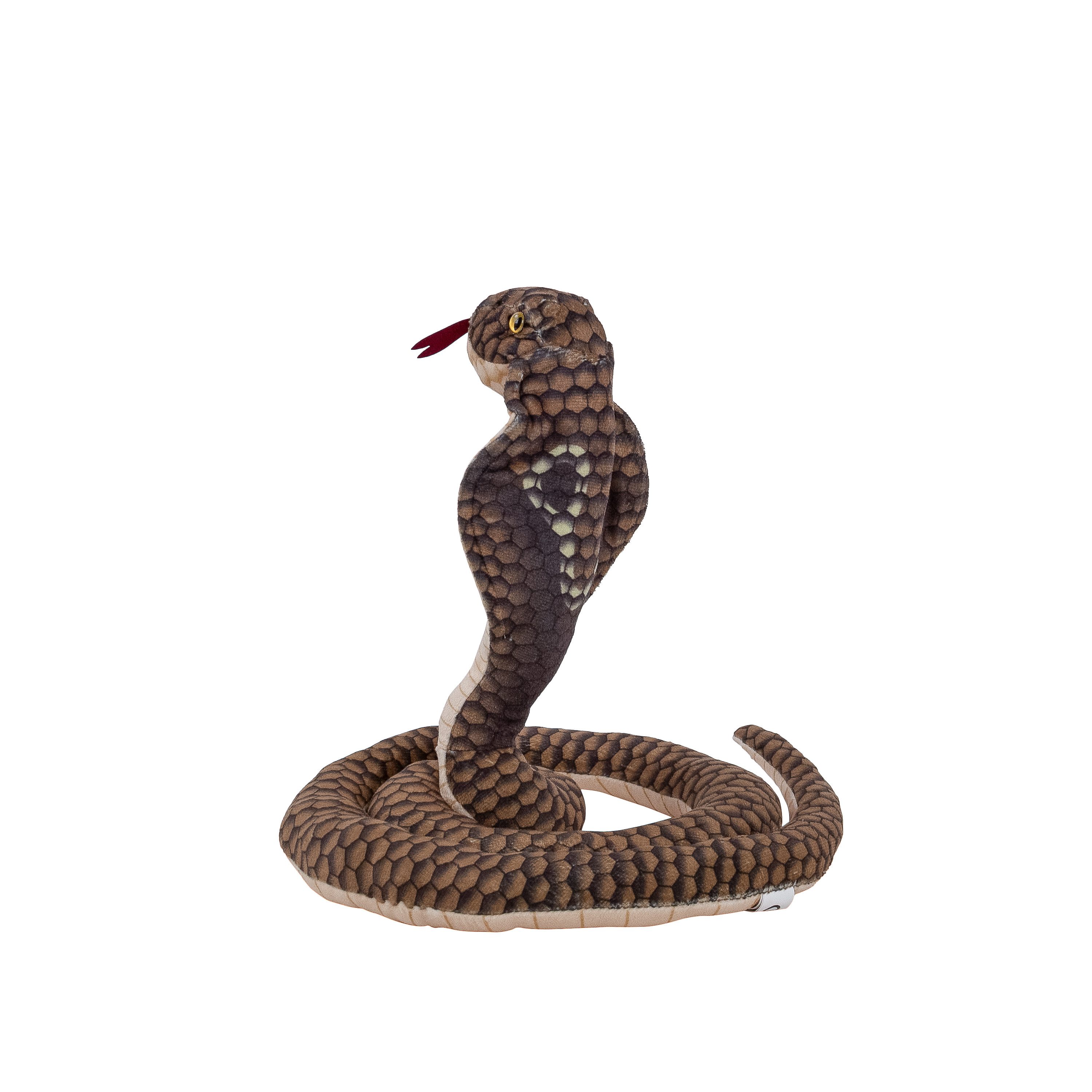 Teddys Rothenburg Kuscheltier Schlange braun 127 cm Plüschschlange Stofftier (Plüschtier, Stoffschlange, Stoffkobra, Plüschkobra)