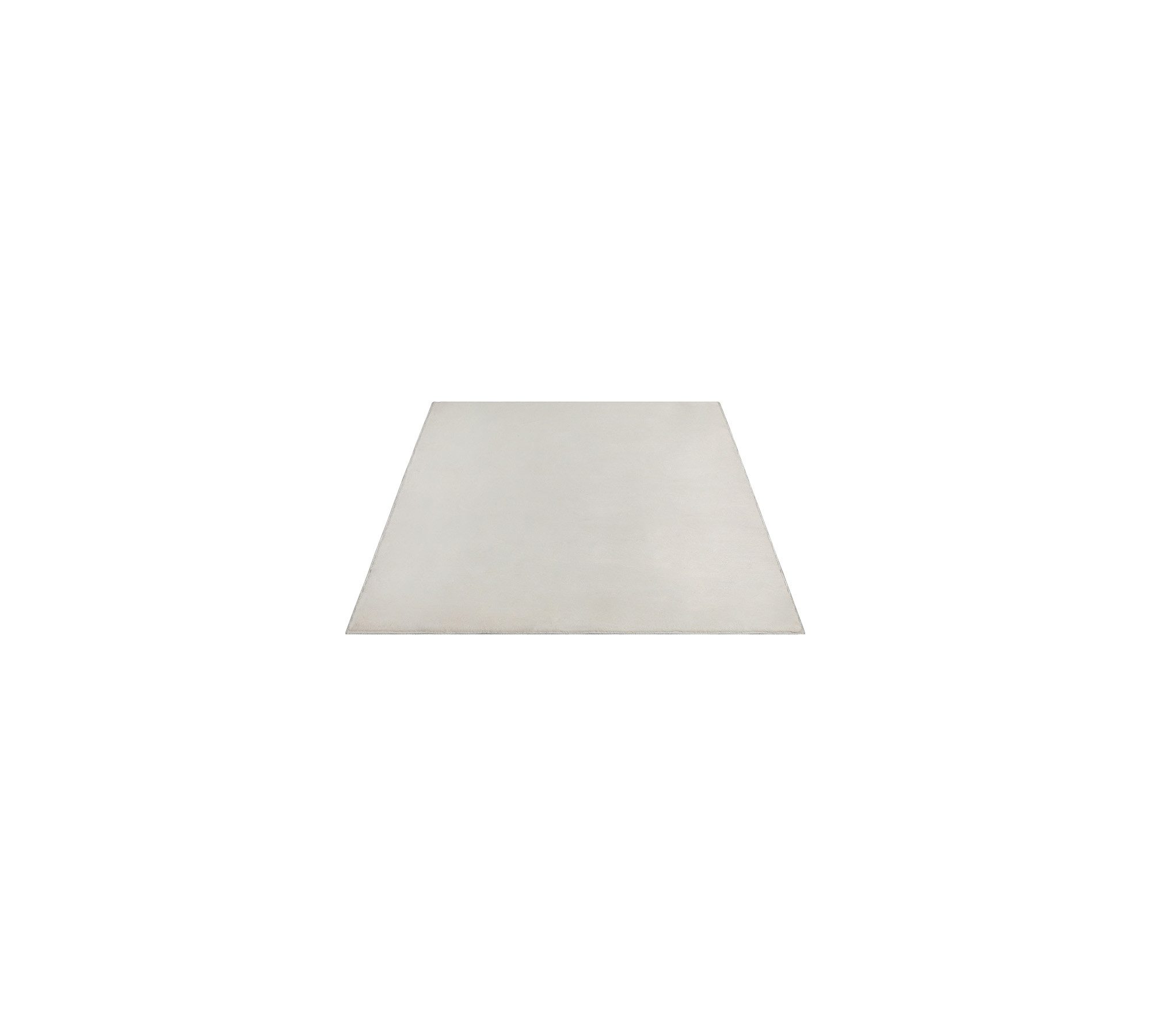 Floornovo Teppich Indoor Teppich Creme versch. Größen - rechteckig für alle Innenräume, rund, Trocken- und Feuchträume
