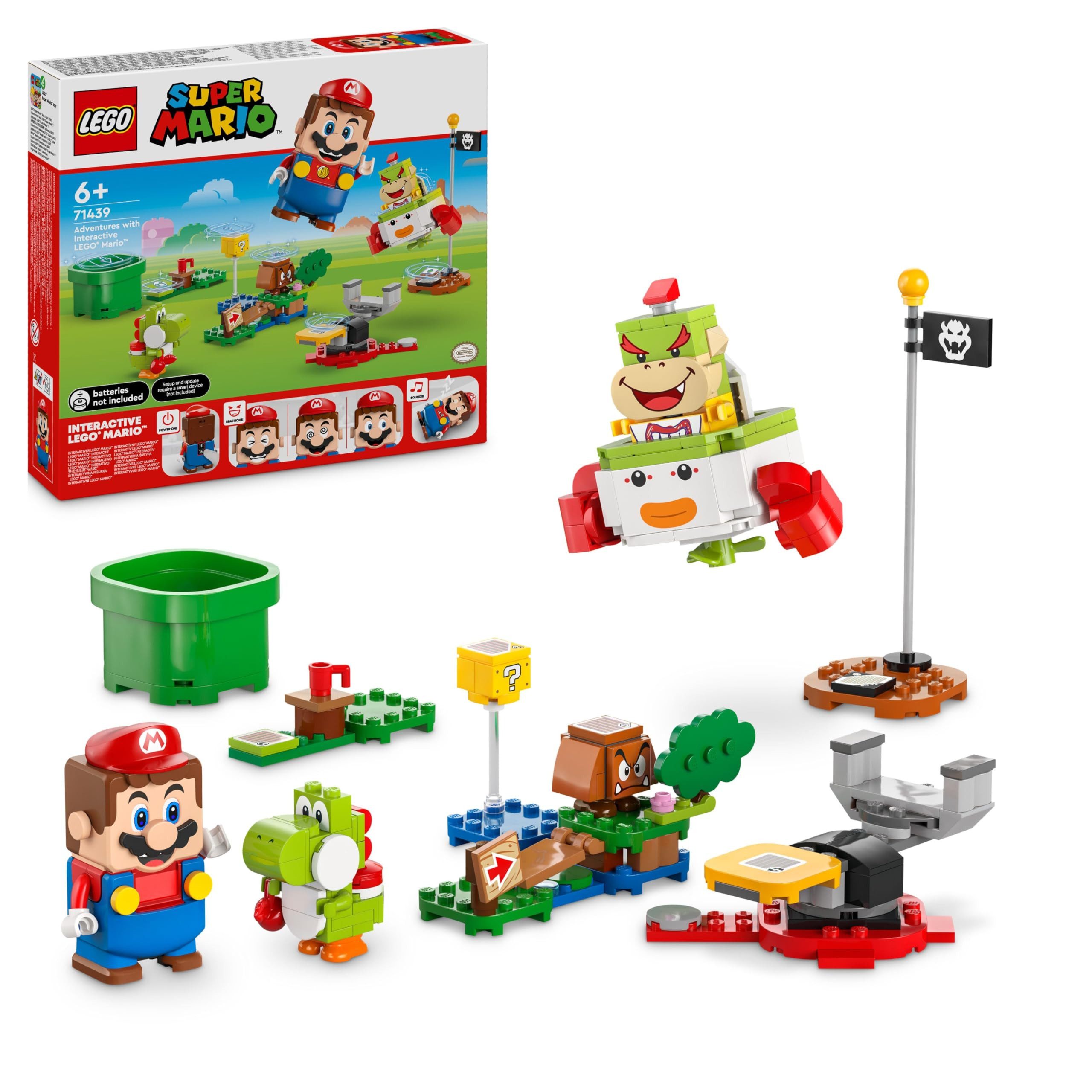 LEGO® Abenteuer mit dem interaktiven LEGO Mario 71439 Konstruktions-Spielset, (218 St), 218-teiliges LEGO Bauset