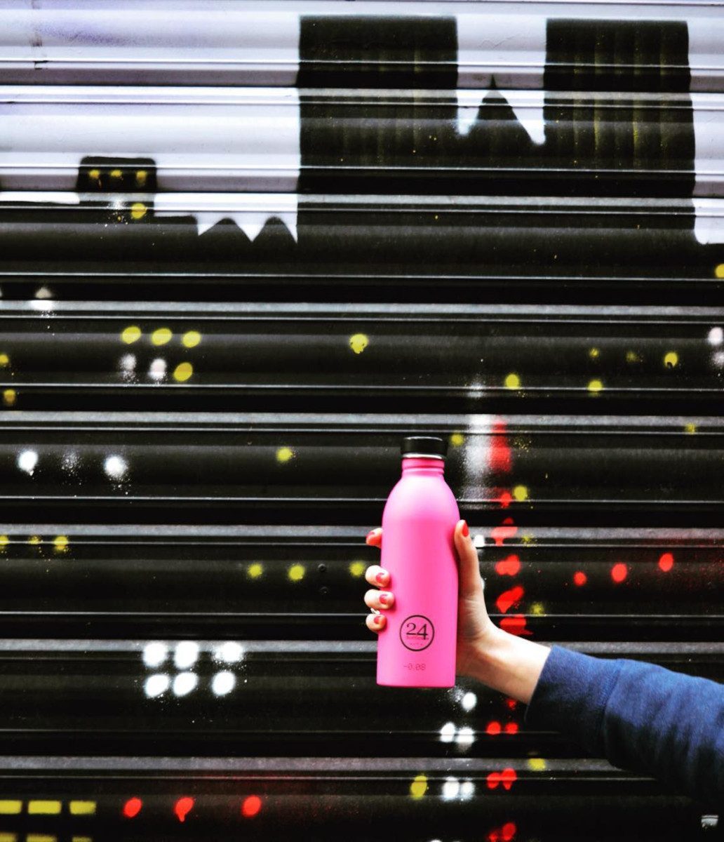 24 Bottles Trinkflasche Urban Bottle Stone Passion Pink 1l