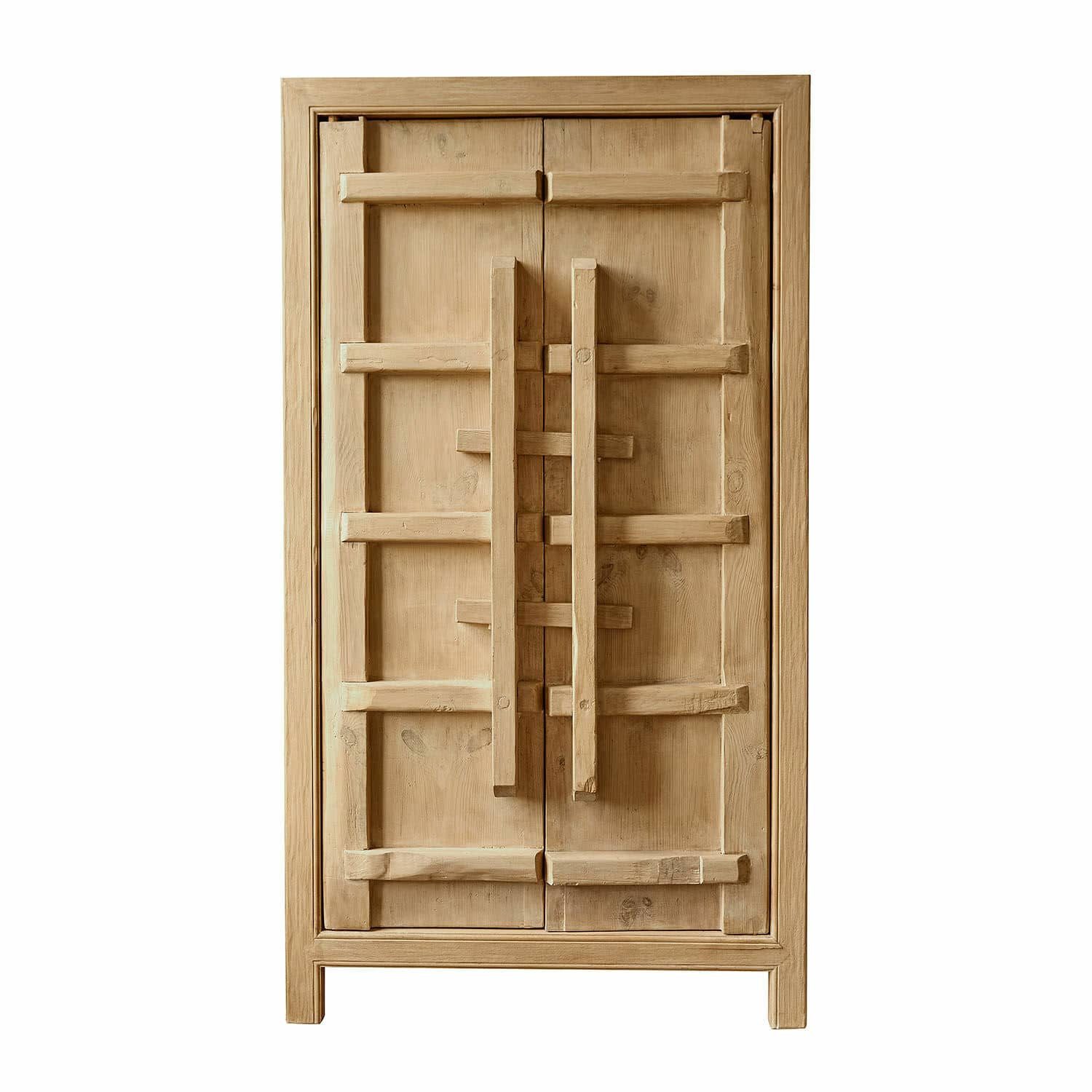 Hochschrank Schrank Trésorique braun