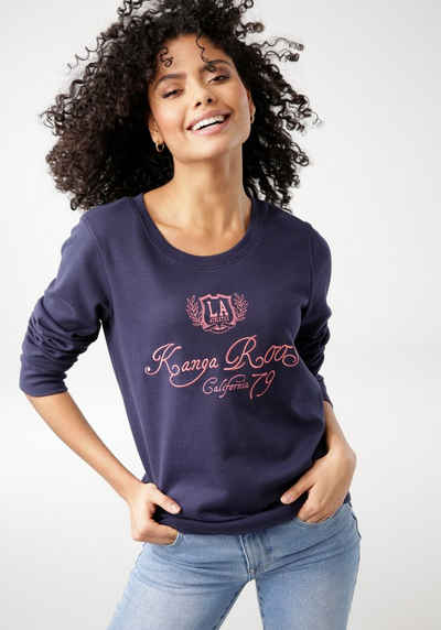 KangaROOS Sweater mit trendigem Logo-Druck im neuen Collage-Stil - NEUE KOLLEKTION