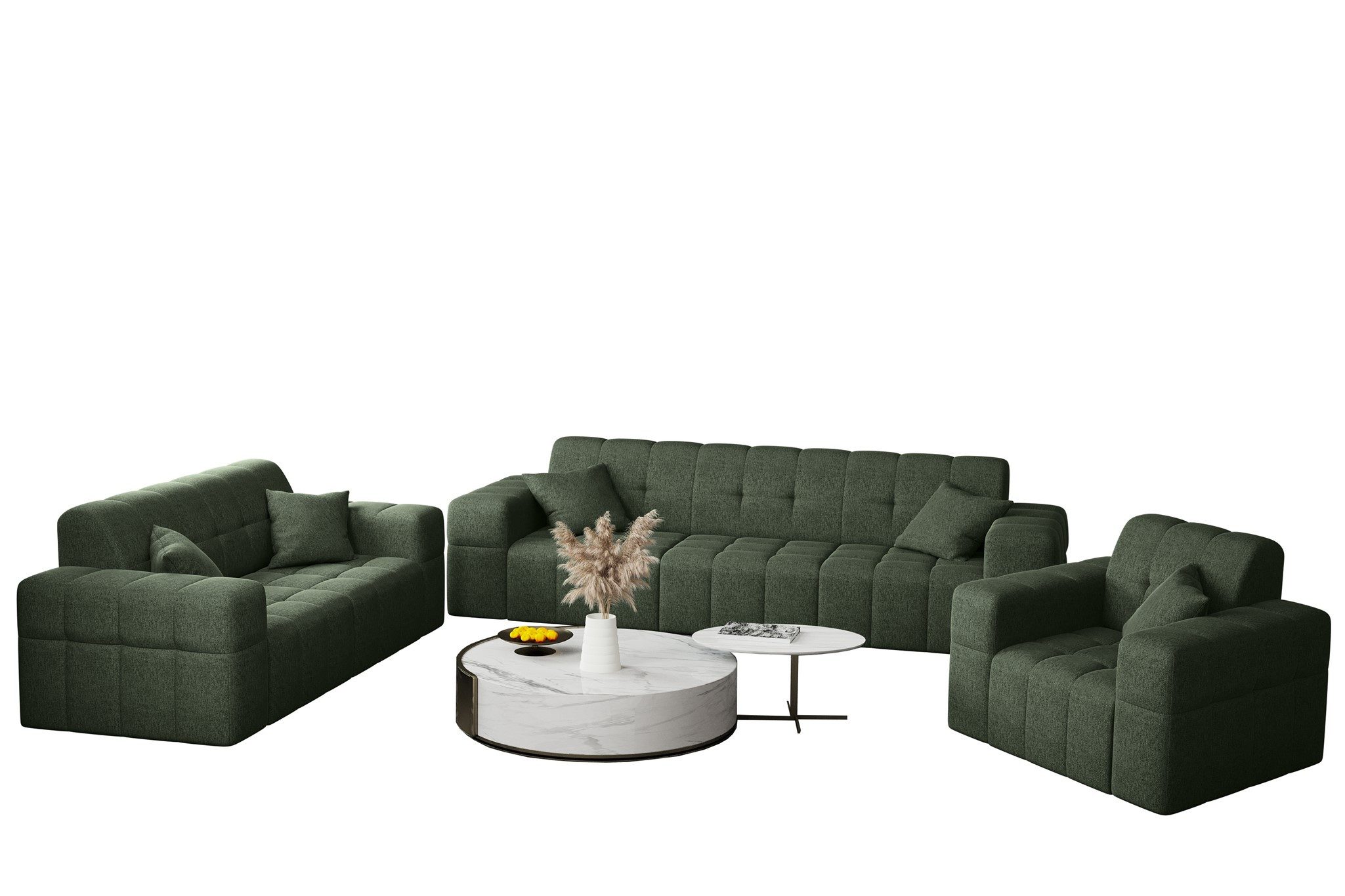 Fun Möbel Polstergarnitur Sofaset Designersofa NANCY günstig online kaufen