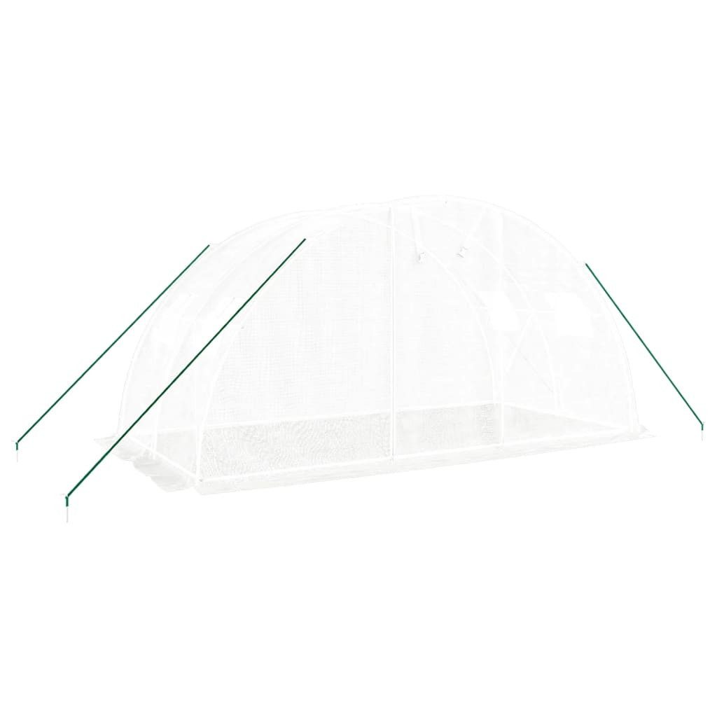 furnicato Gewächshaus mit Stahlrahmen W...