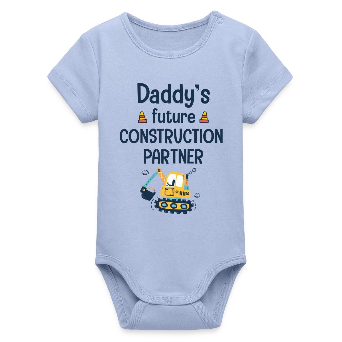 Kurzarmbody Papas Zukünftiger Baupartner Bio Kurzarm Baby Body
