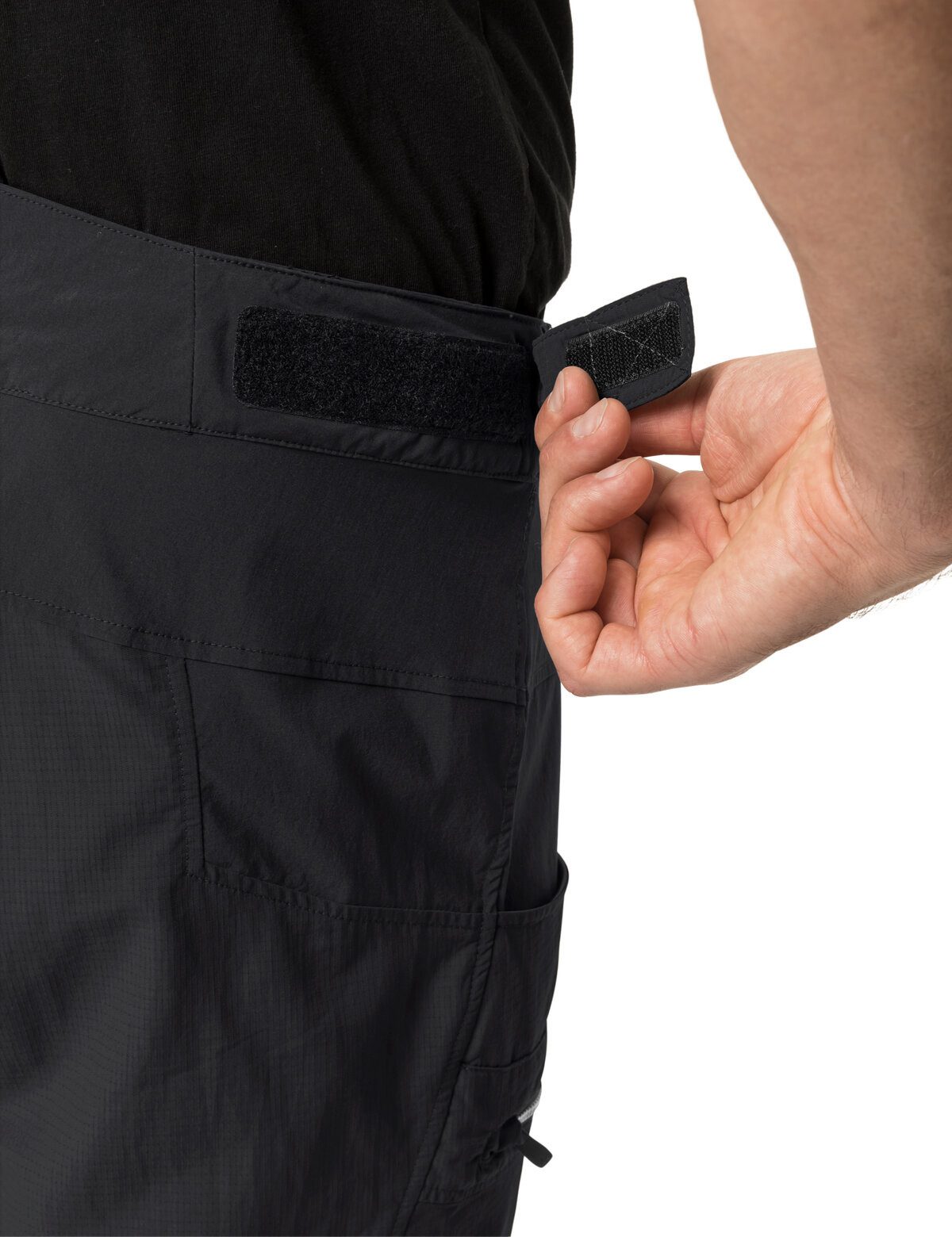 VAUDE Fahrradhose MEN'S QIMSA SHORTS für Radsport, aus Polyamid, mit Sitzpolster, mit Eingrifftasche