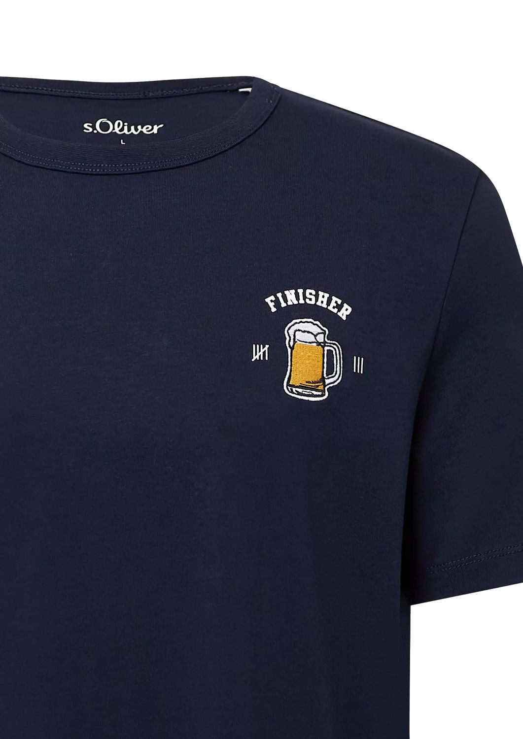 s.Oliver T-Shirt T-Shirt mit Artwork kurzarm, Rundhals, Artwork, Volksfest günstig online kaufen