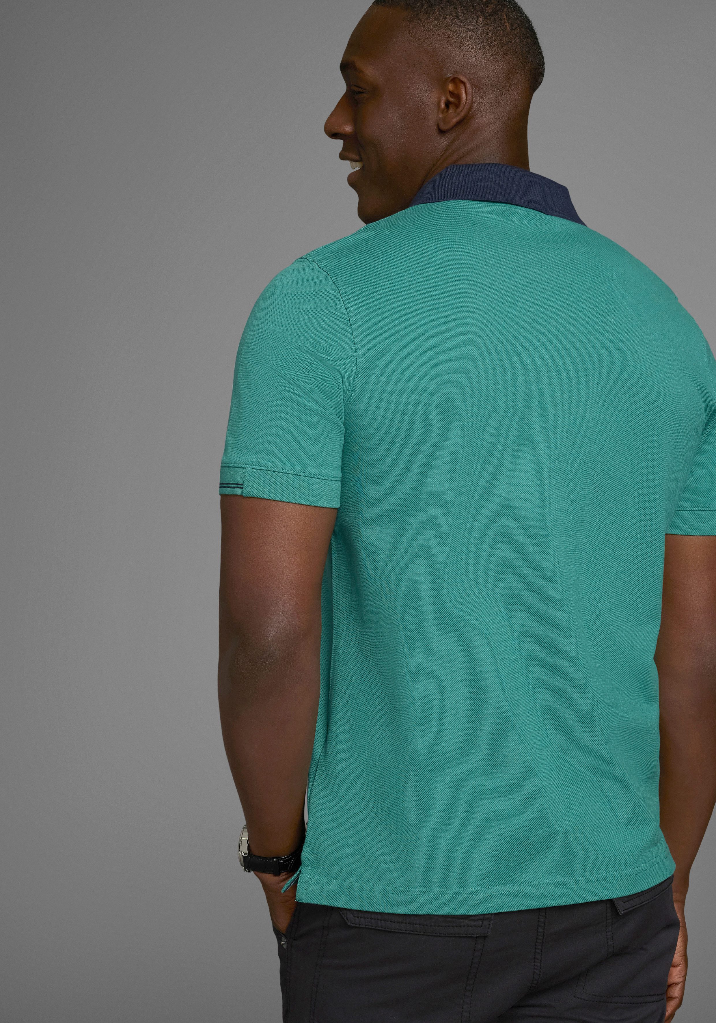 Man's World Poloshirt Kurzarm, mit Polokragen, günstig online kaufen