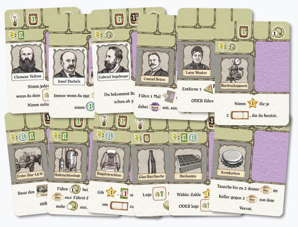 Spielefaible Spiel Bier Pioniere, Strategiespiel, Kennerspiel, Braukunst & Strategie