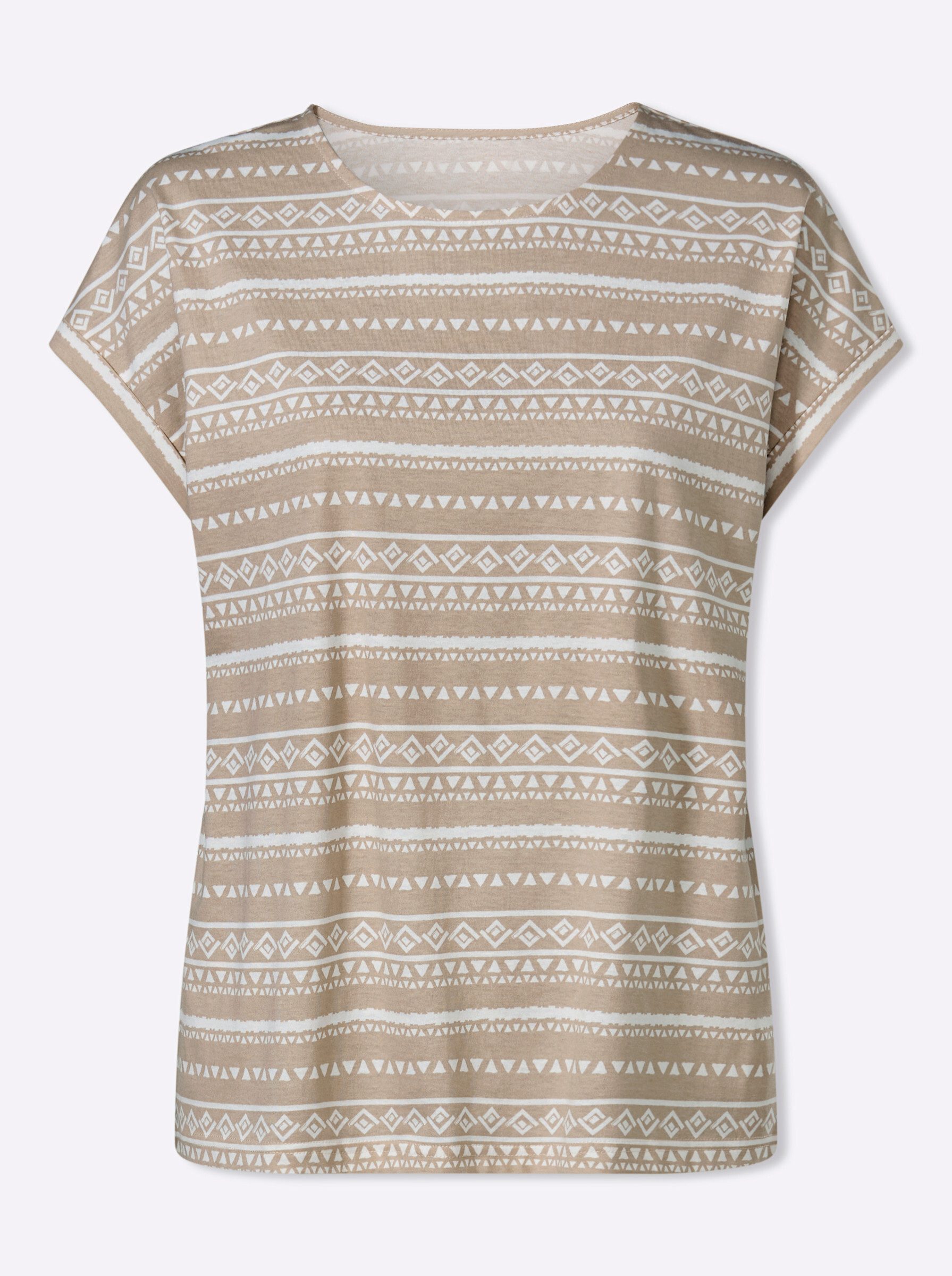 Sieh an! T-Shirt Kurzarm-Shirt Extra kurz