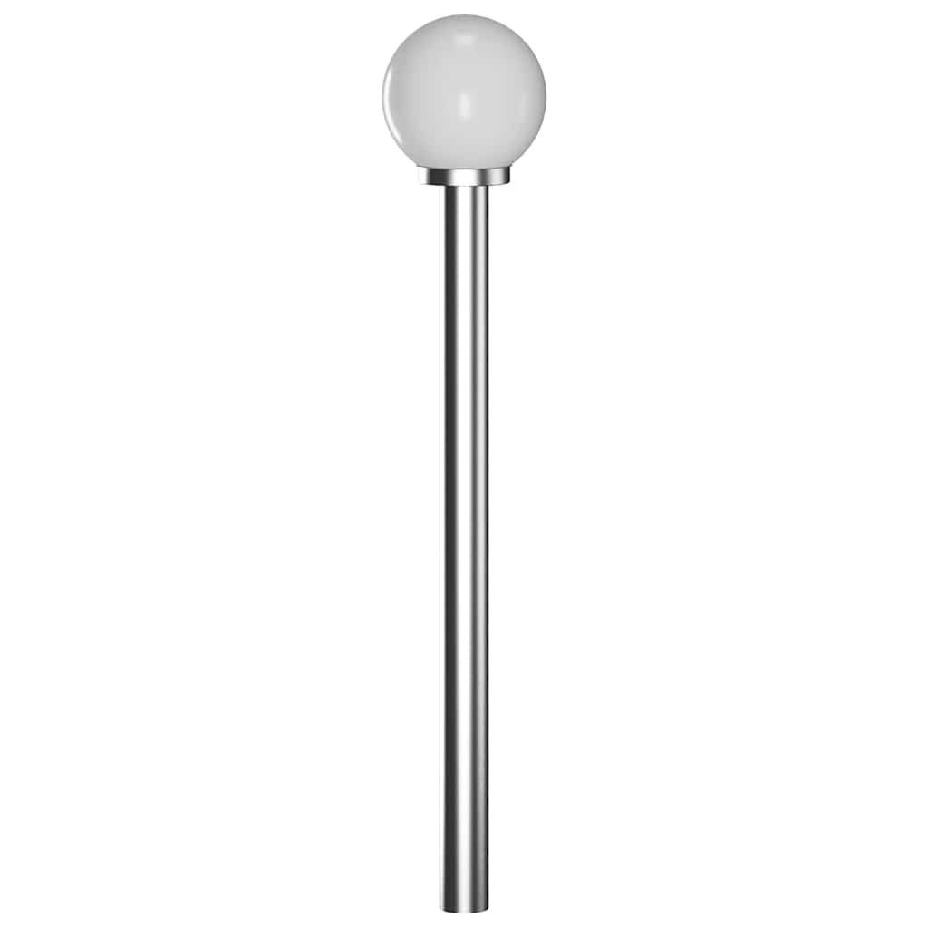 vidaXL Außen-Stehlampe Garten-Kandelaber 1-flammig 110 cm, Außenleuchte Kugel Standlapme Lampe Leuchte Gartenleuchte Gartenlampe