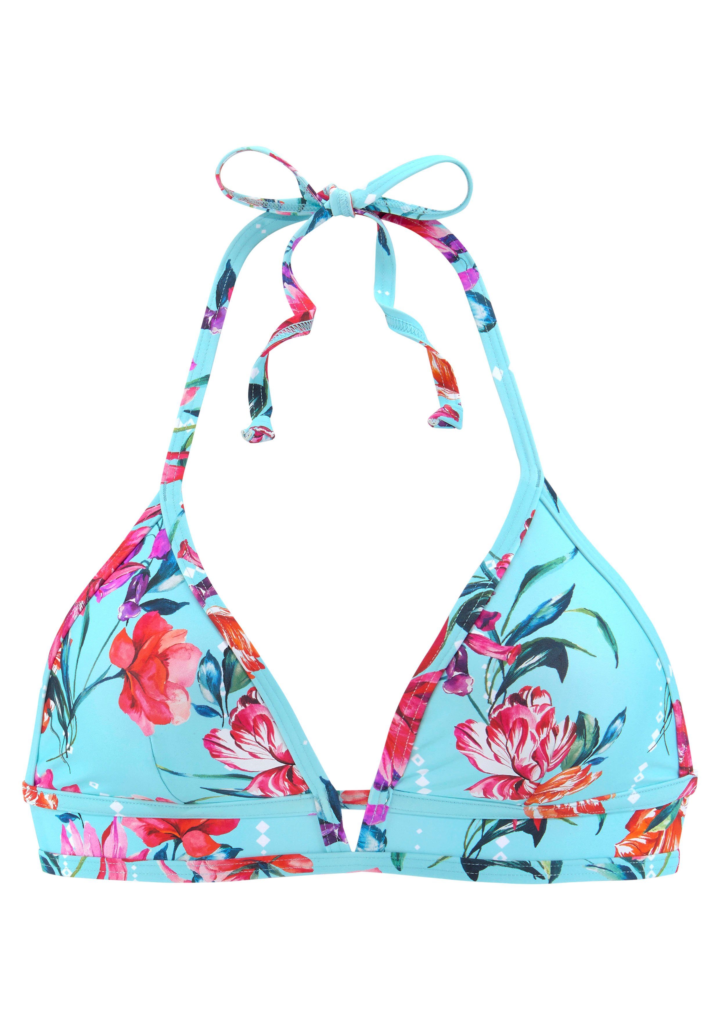 Sunseeker Triangel-Bikini-Top Modern, mit floralem Design günstig online kaufen