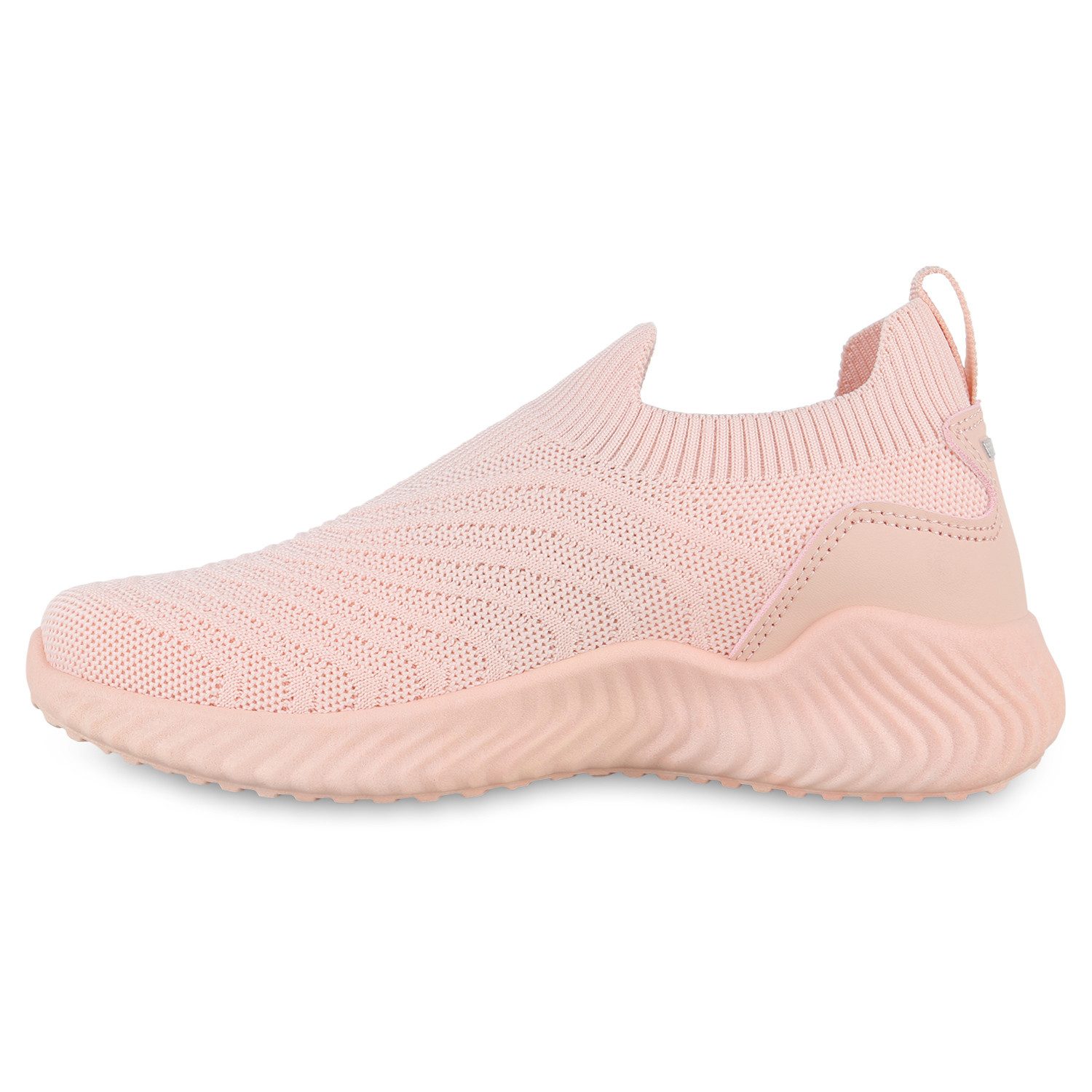 VAN HILL 841677 Laufschuh Damen Slip Ons Sportschuhe Sportliche Strick Prof günstig online kaufen