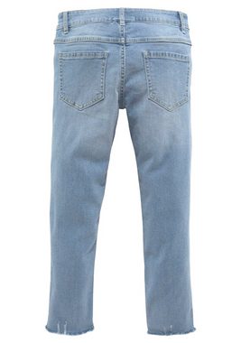 Arizona 7/8-Jeans mit geschnittener Hosensaumkante