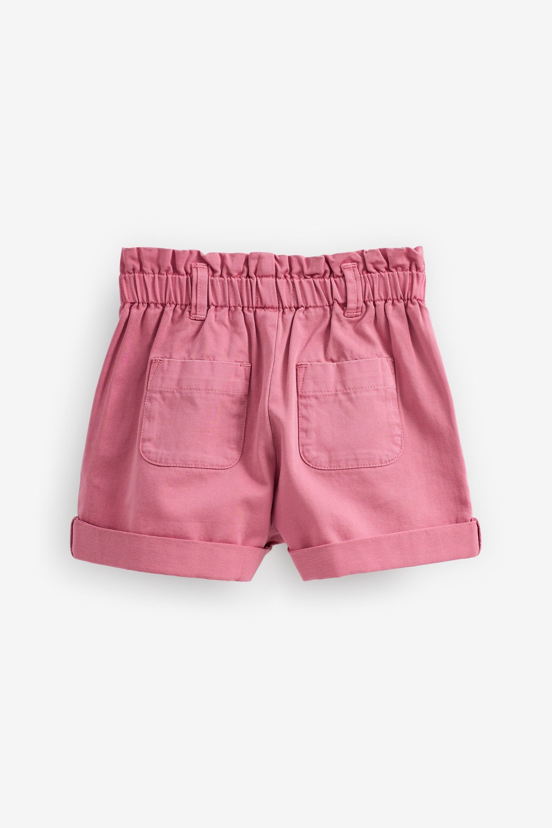 Next Chinoshorts Chino-Shorts Bindegürtel (1-tlg) mit Pink