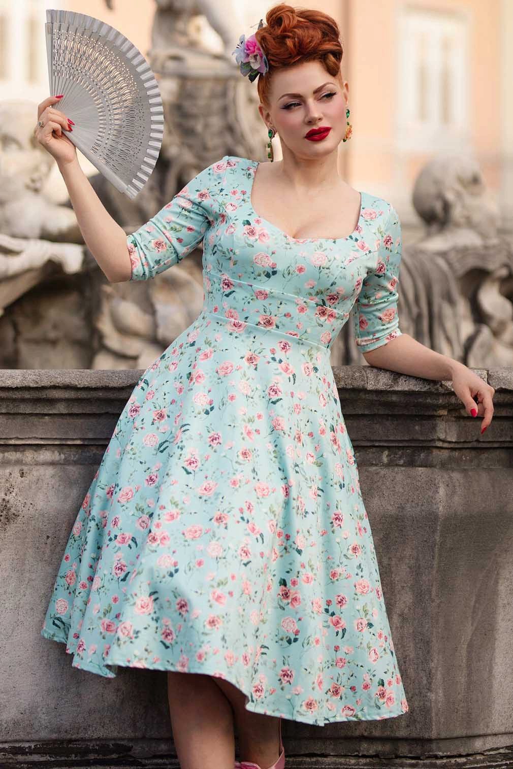 Dolly and Dotty A-Linien-Kleid Scarlette Rose günstig online kaufen