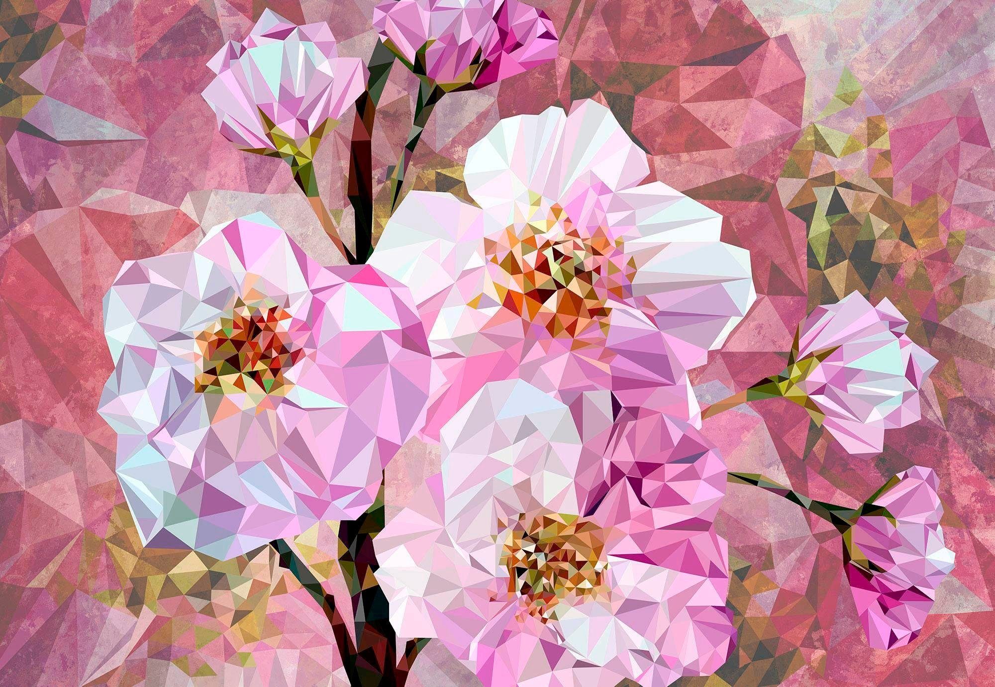 Vliestapete Vlies - Blooming Gems - Größe 368 x 248 cm