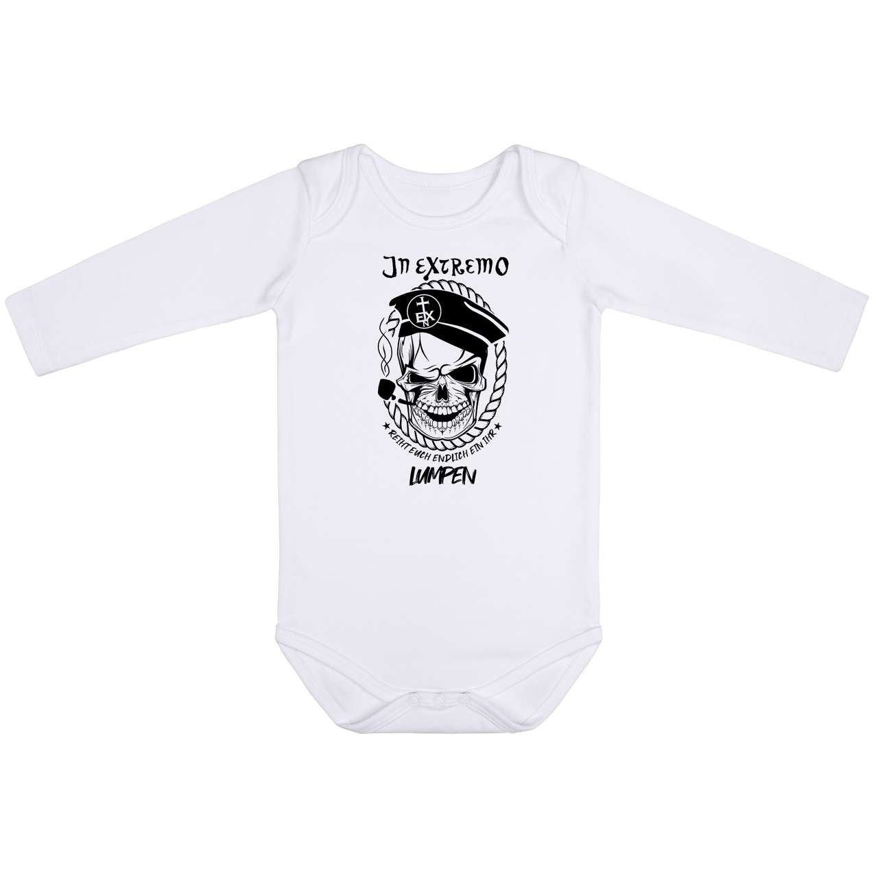 Langarmbody mit In Extremo (Lumpen) Aufdruck für Babys (0–24 M)