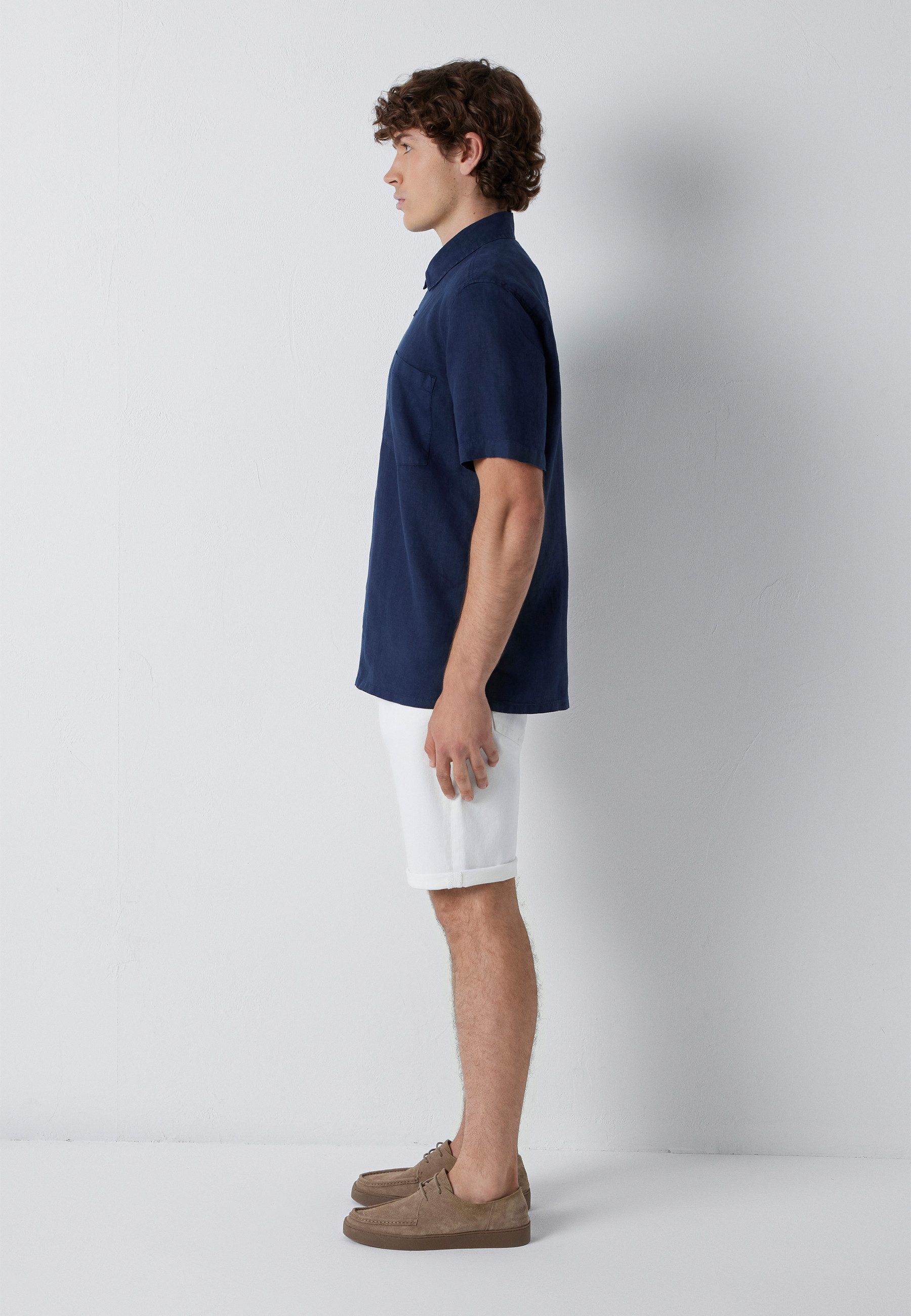 Mavi Kurzarmhemd SHORT SLEEVE SHIRT Leinenhemd mit Tasche – Bild 3 von 5