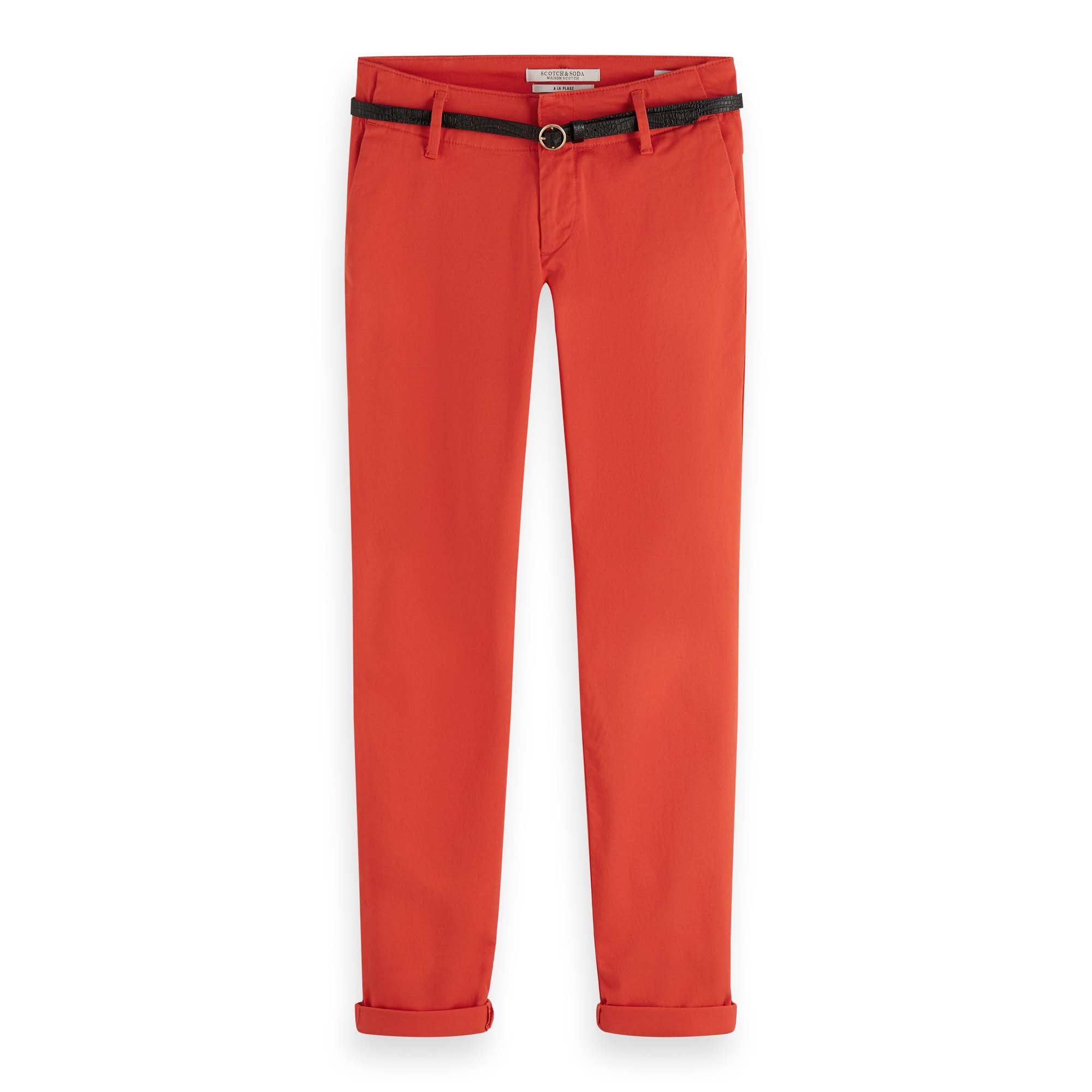 Trekkinghose Maison Scotch Damen Hose Slim Fit Chino 156341