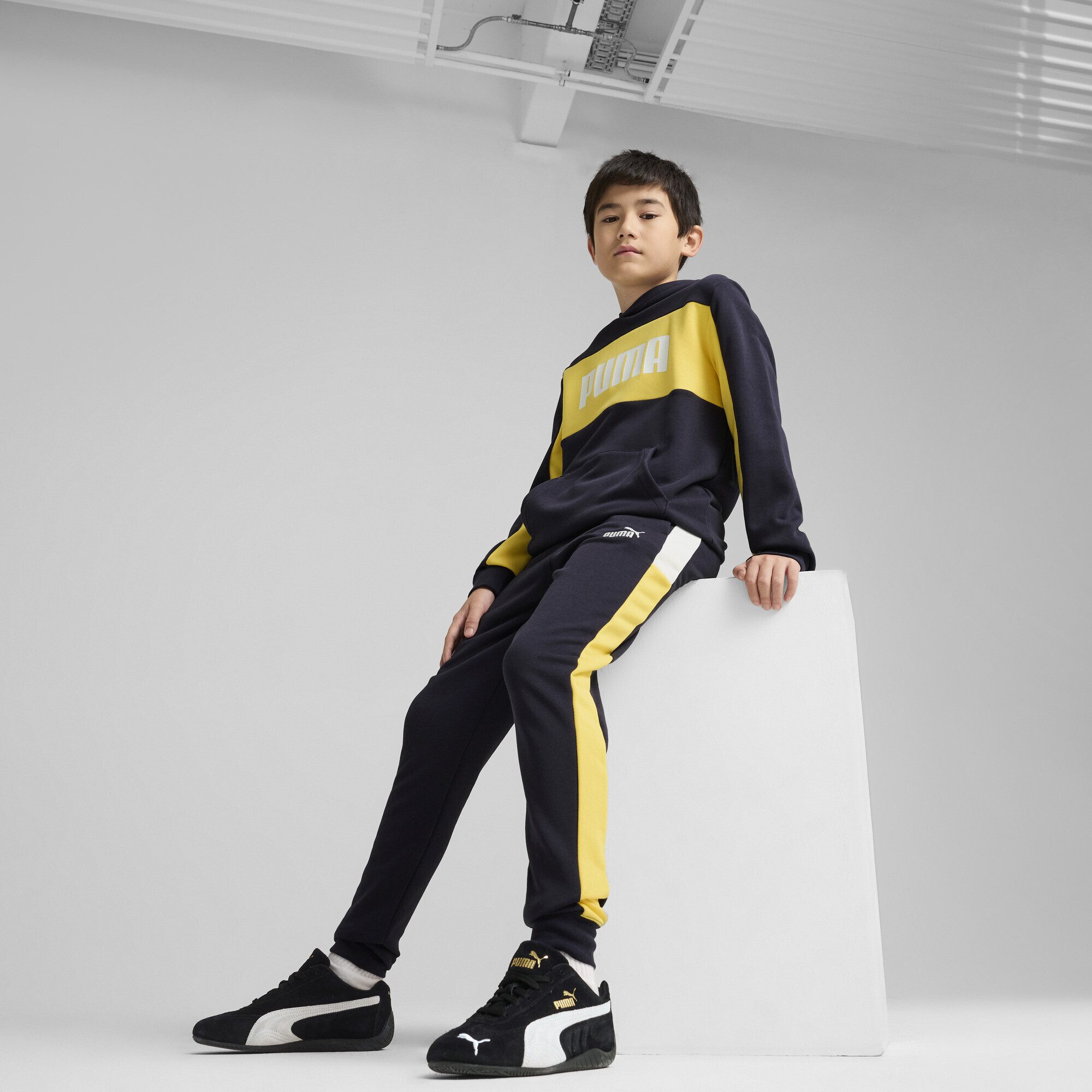 PUMA Sporthose Essentials Block Jogginghose Jungen