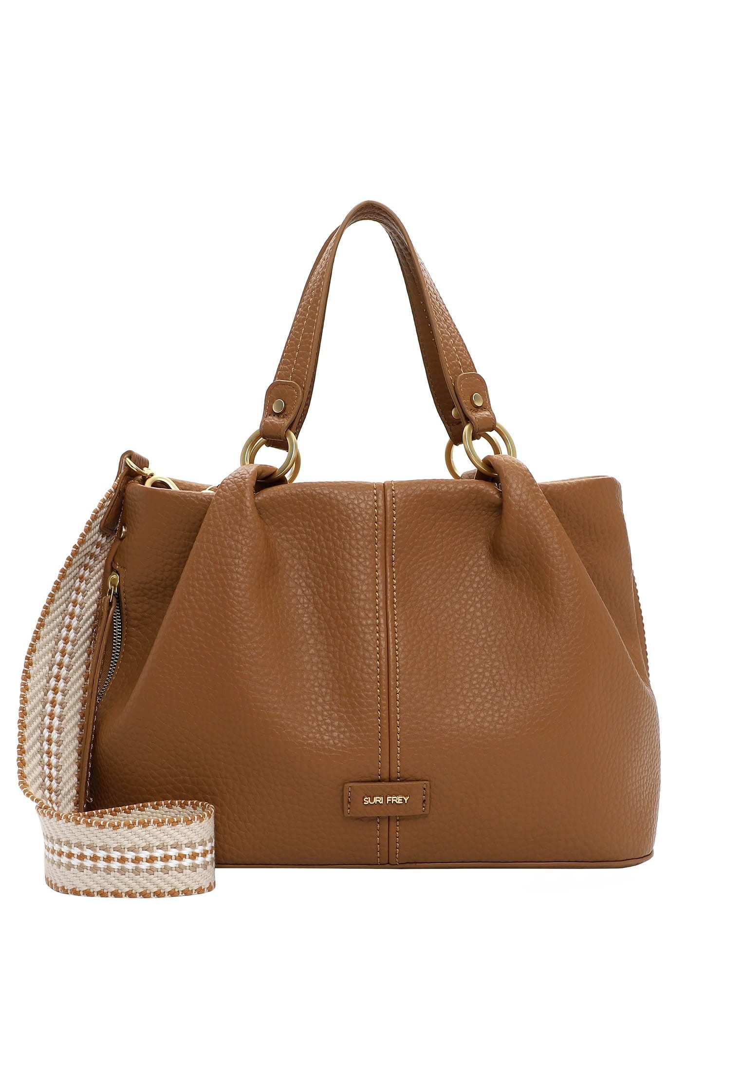 SURI FREY Shopper SFY Gray, Logo Patch