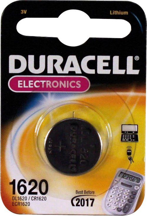 1 CR1620 Batterie, Electronics (1 Stck St) Duracell