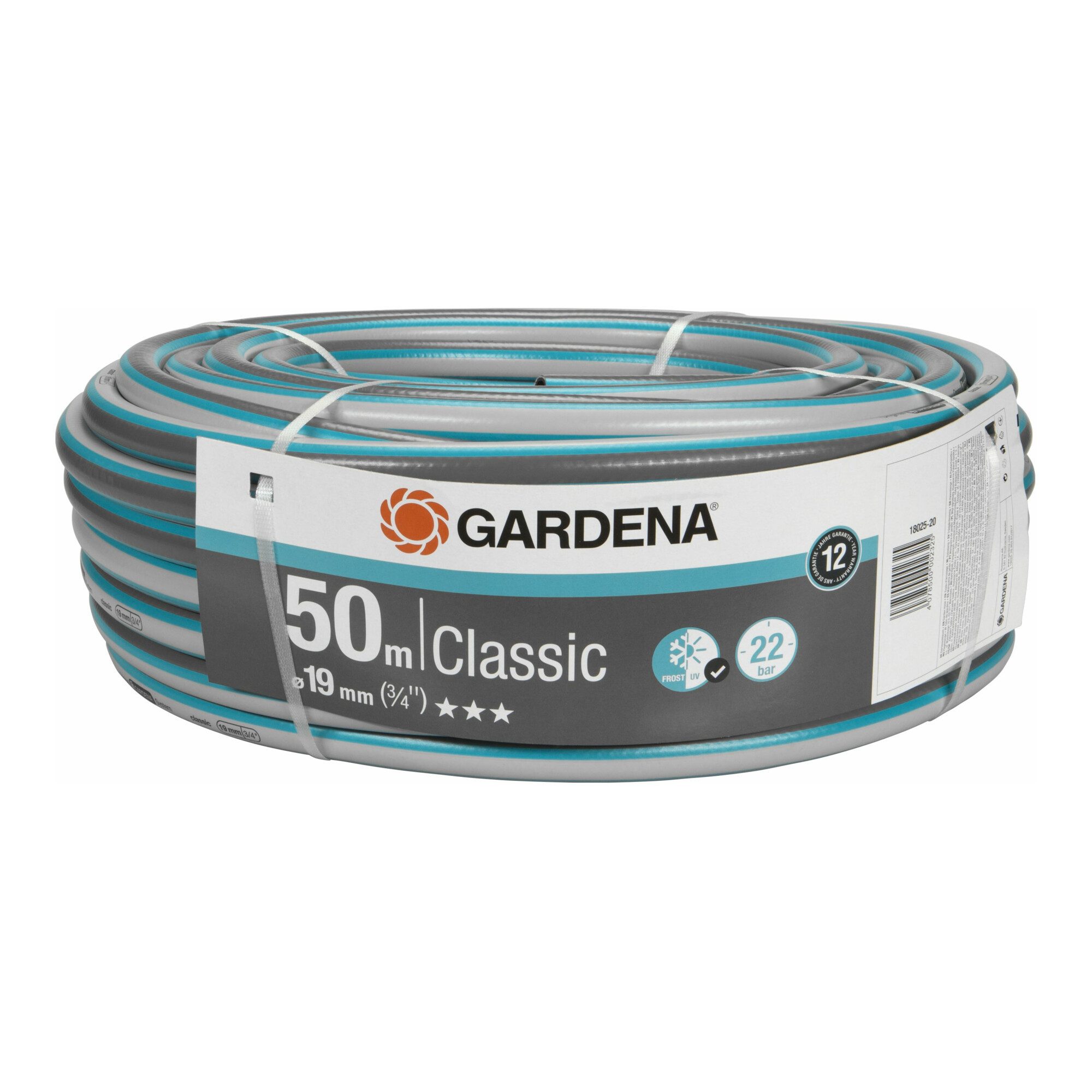GARDENA Gartenschlauch GARDENA Classic Schlauch 19 mm (3/4), 50 m o. A.
