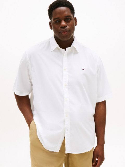 Tommy Hilfiger Big & Tall Kurzarmhemd BT-FLEX POPLIN SOLID S/S SHIRT-B Groß günstig online kaufen