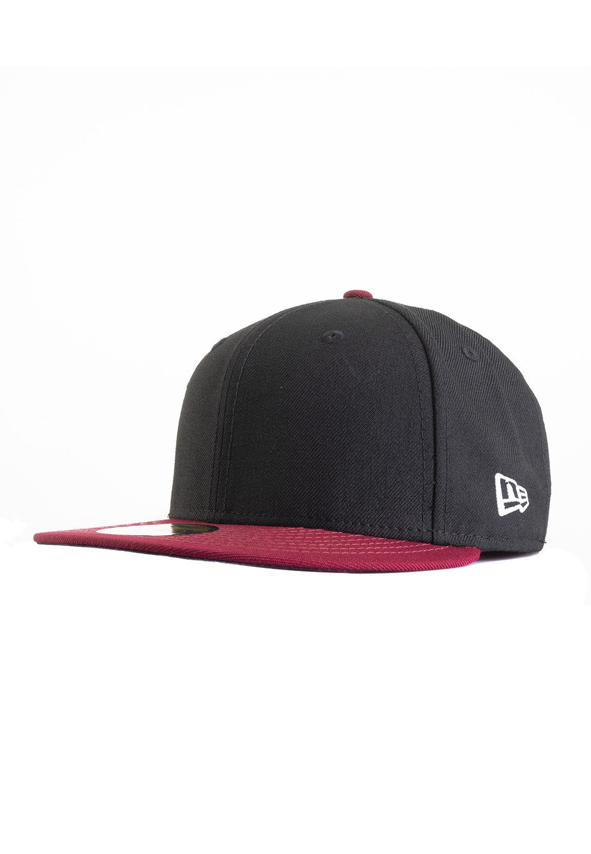 New Era Fitted Cap New Era 59Fifty Cap NE BLK CAR Schwarz Bordeaux günstig online kaufen