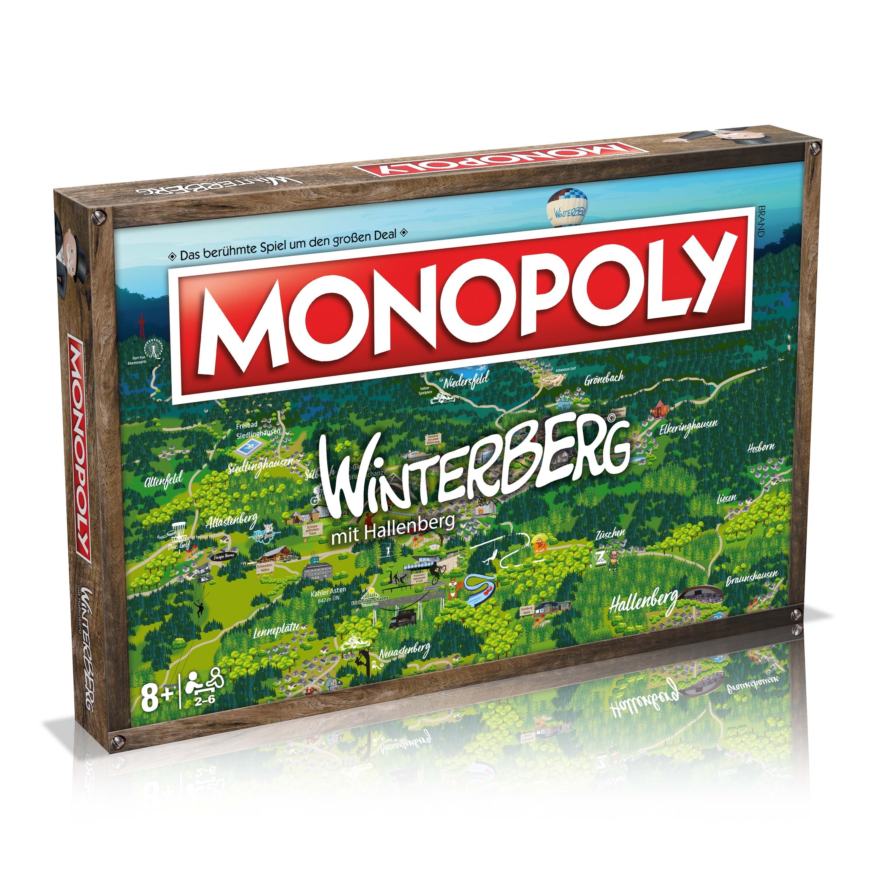 Winning Moves Spiel, Brettspiel Monopoly - Winterberg